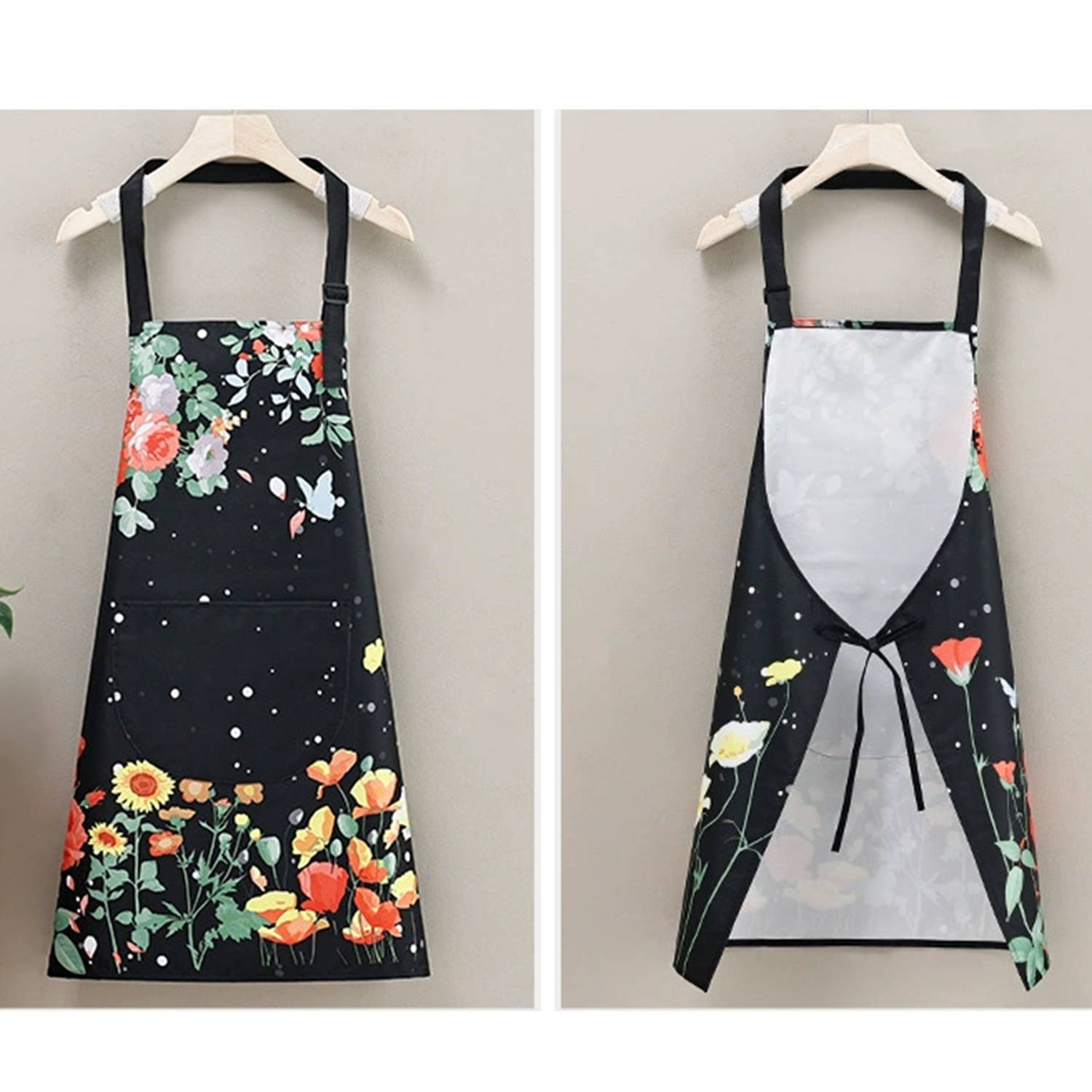Floral Waterproof Apron 5