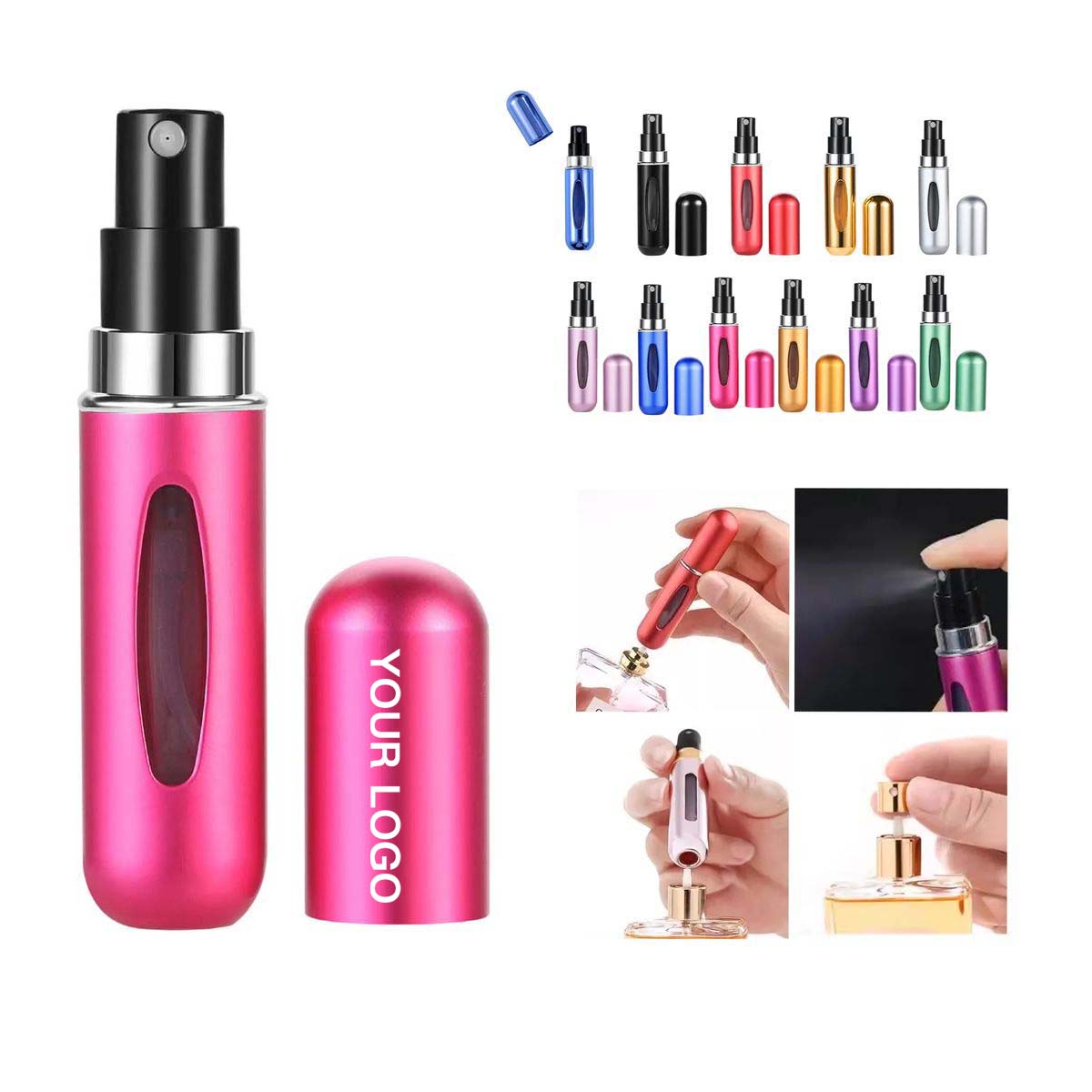 Mini Perfume Atomizer with Fine Mist Spray Design 3