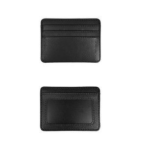 RFID Blocking PU Leather Card Holder Wallet with Keychain 18