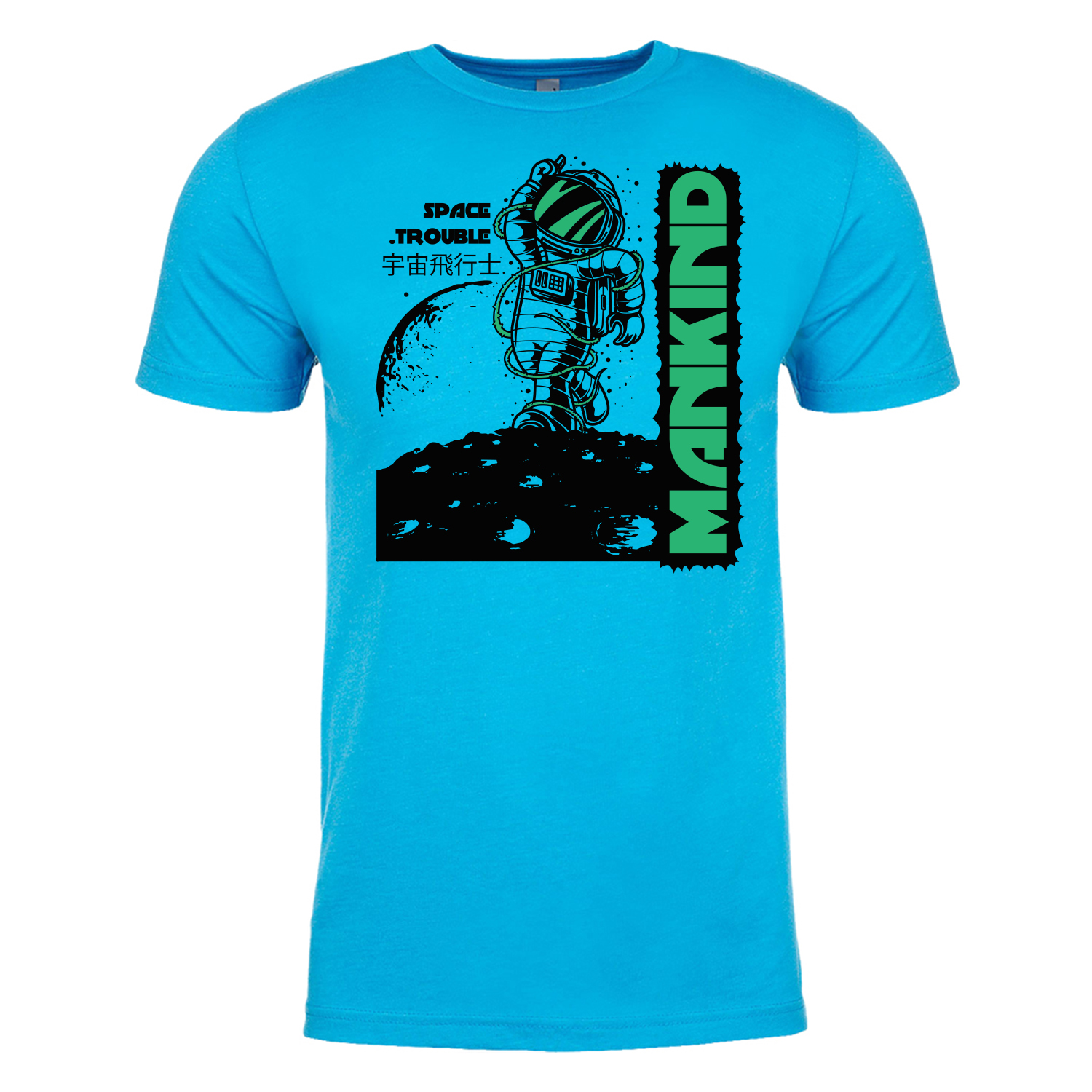 Next Level™ 4.3 oz. Poly/Cotton Blend T-Shirt (2 Color Imprint) 25