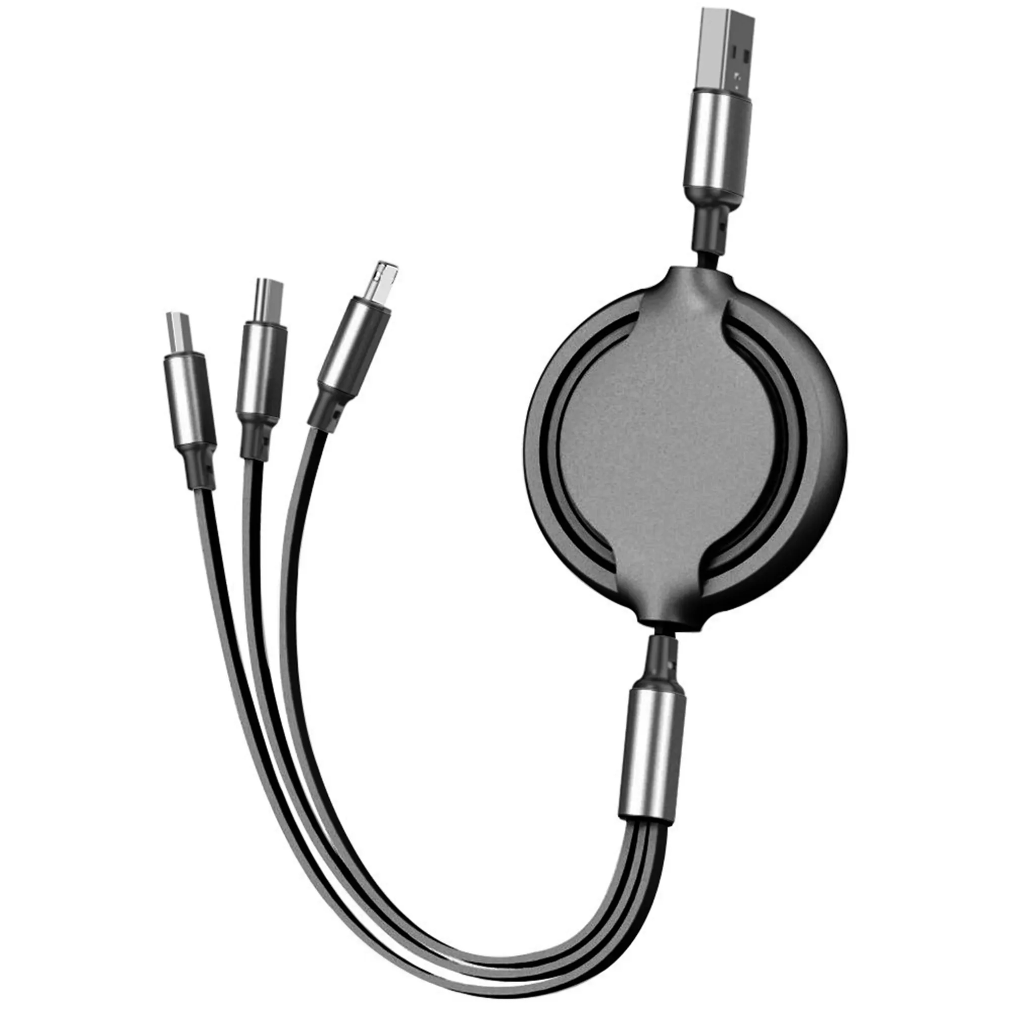 3 in 1 Retractable Multi Charging Cable 7