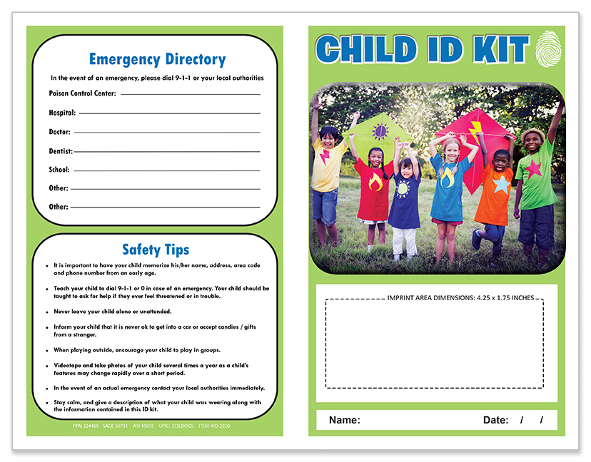 CHILD ID SAFETY KIT - Children 3