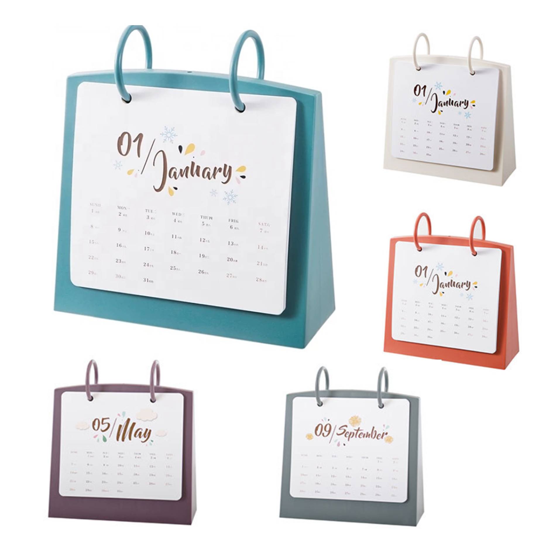 Flip Over Monthly Planner Desk Calendar 4