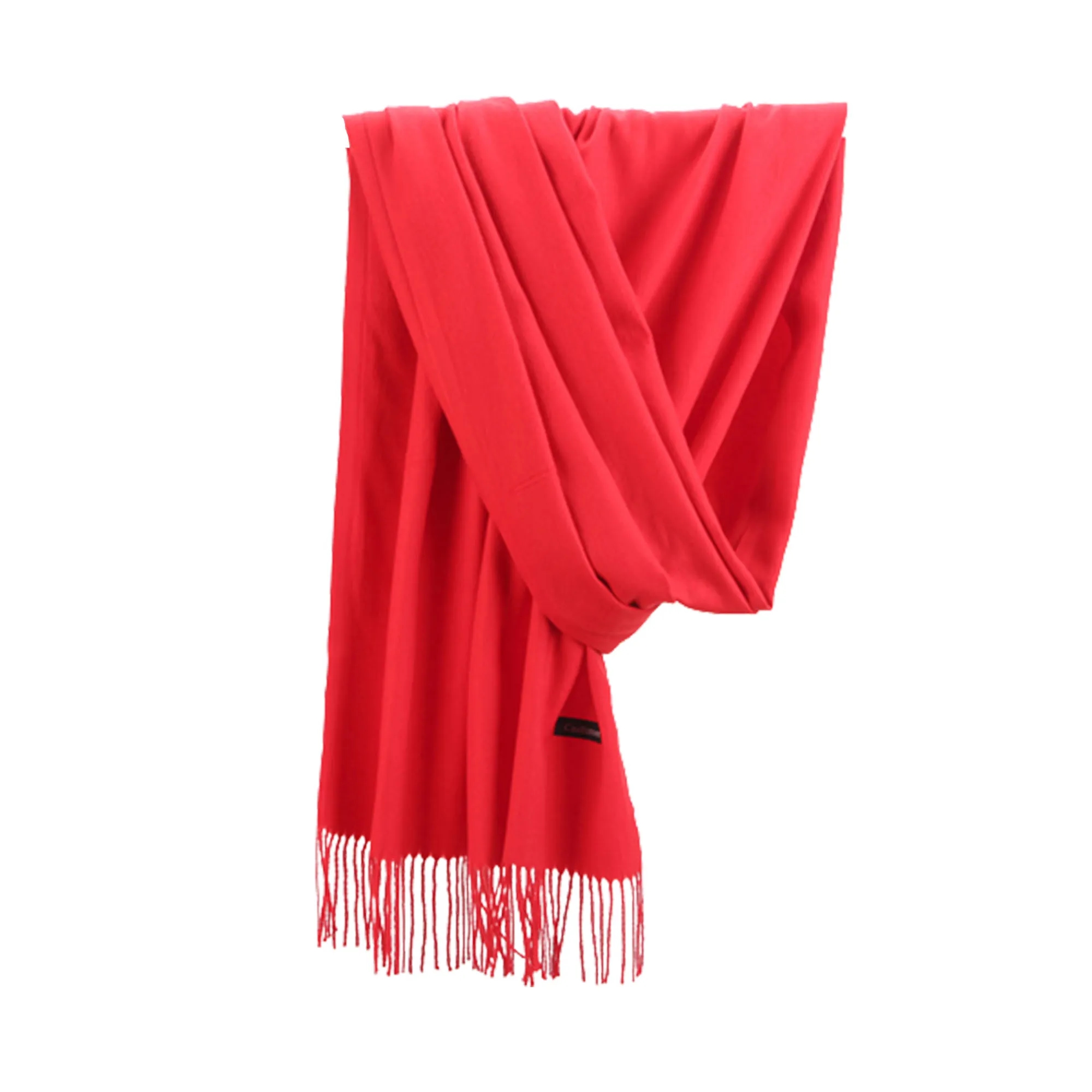 Cashmere Pashmina Woven Scarf With Fringes 5