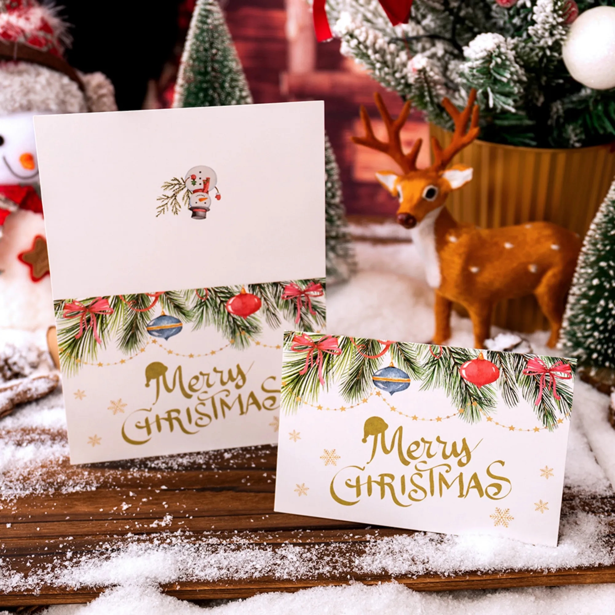 Christmas Greeting Card Holiday Paper Card 4