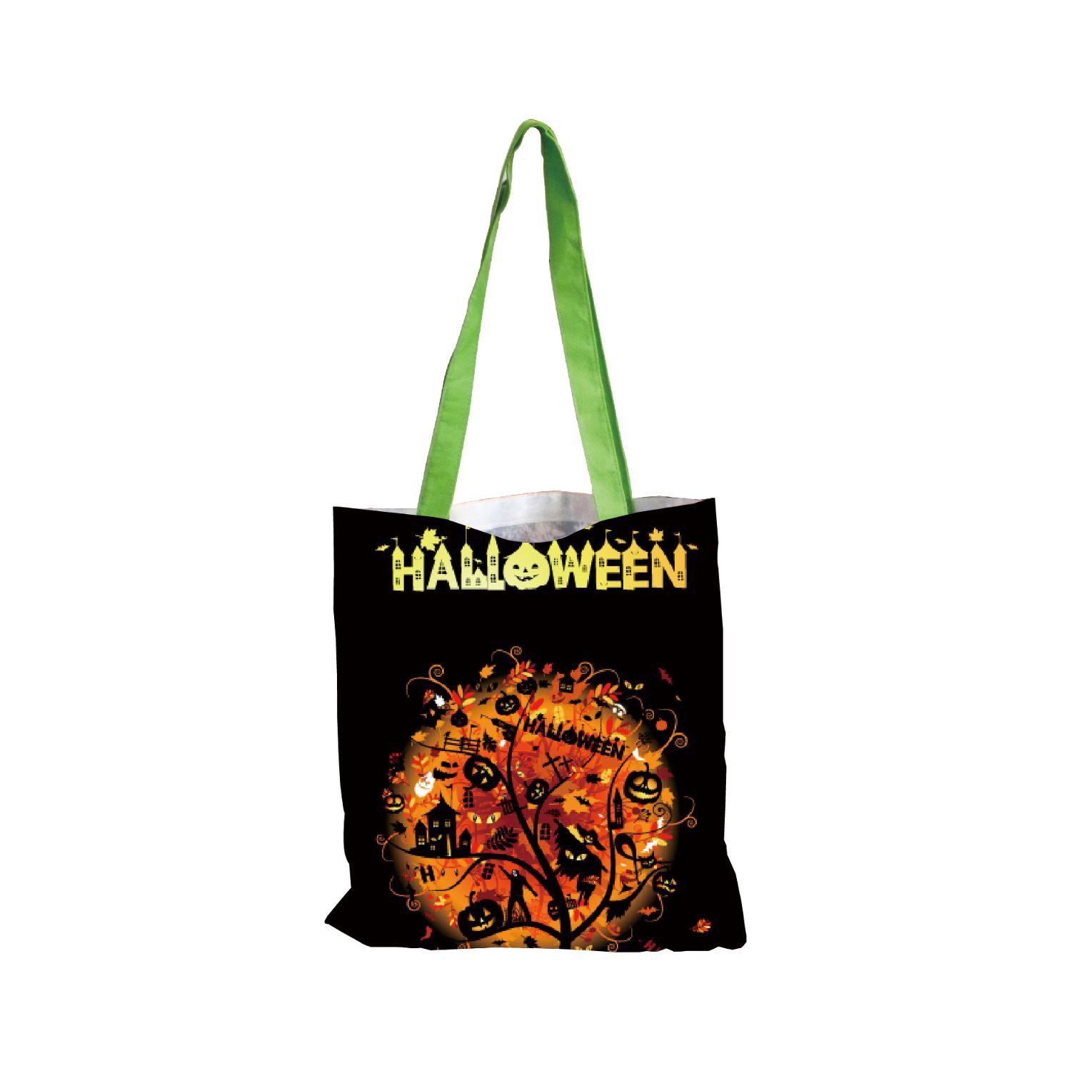 Large Reusable Shopping Bag Full Color Tote Bags (15" x 16") 1