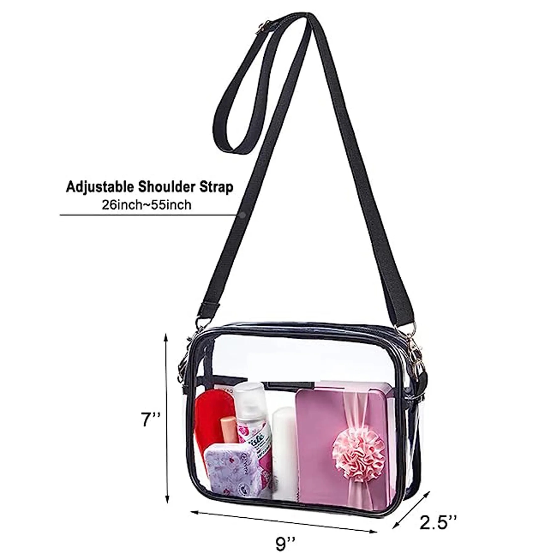 Clear Crossbody Bag 1