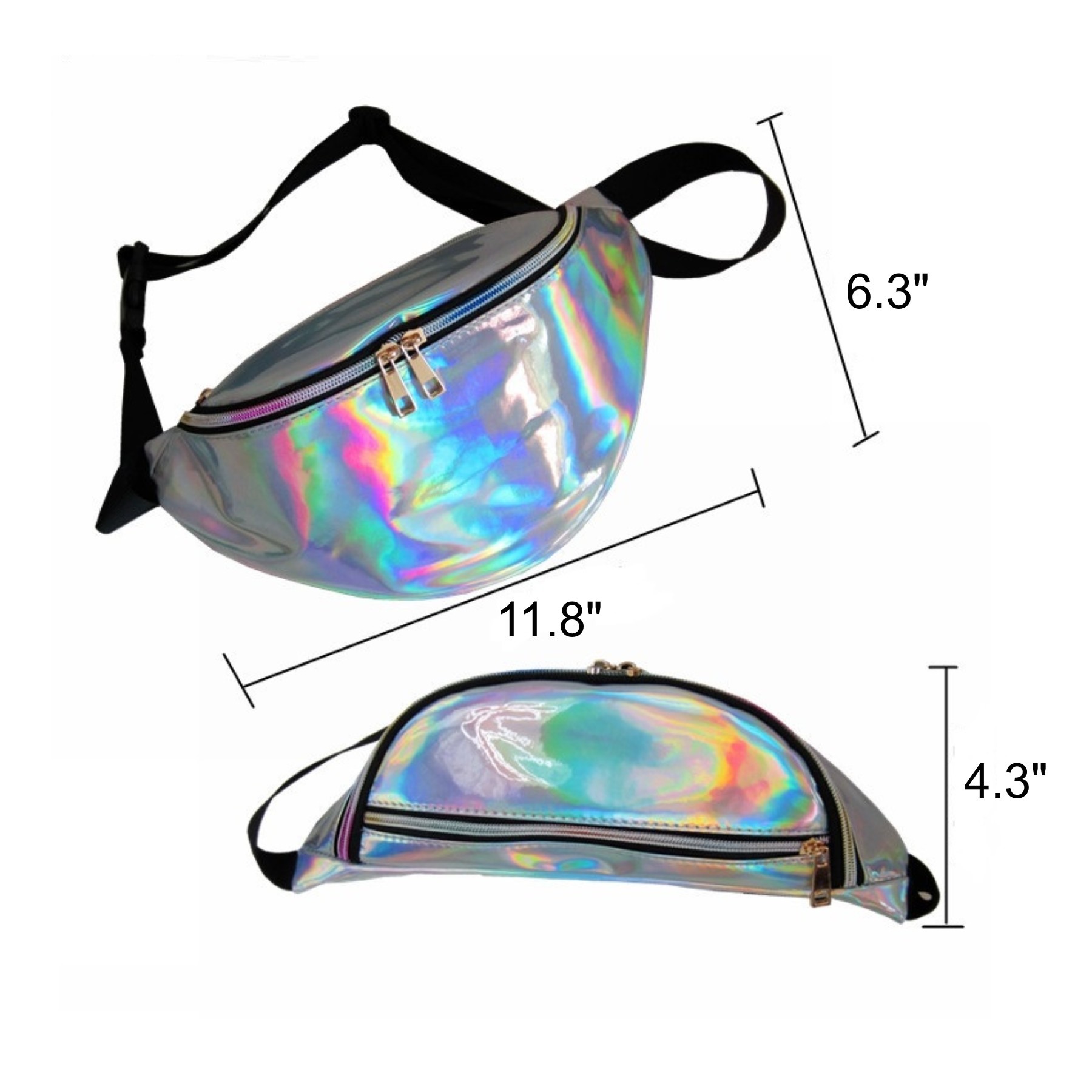 Colorful Transparent PVC Fanny Pack 2