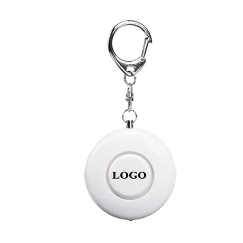 Round Personal Safety Alarm w/Keyring 2
