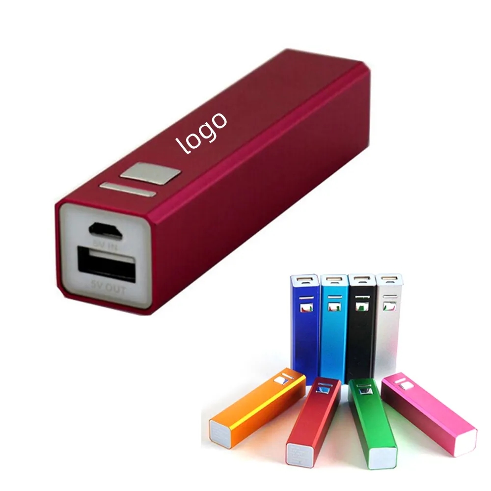 Mini Square Portable Power Bank 2200mAh 2