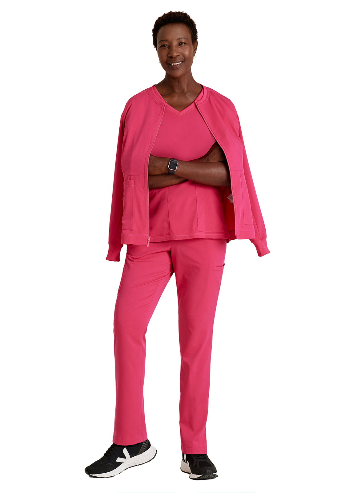 Grey's Anatomy Spandex Stretch - Women's Three-Pocket Millie Warm-Up Jacket 22