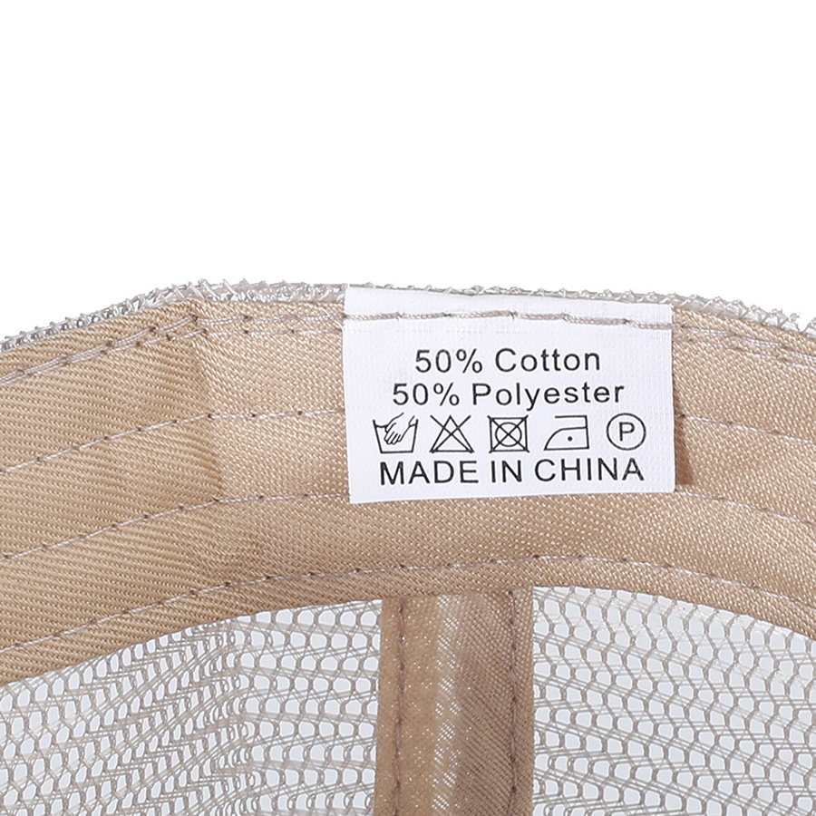 Stock Multi-Tone Cotton 5-Panel Trucker Cap 4
