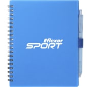 FSC® Recycled 5.5” x 7” Spiral Notebook w/ RPET Pe 197