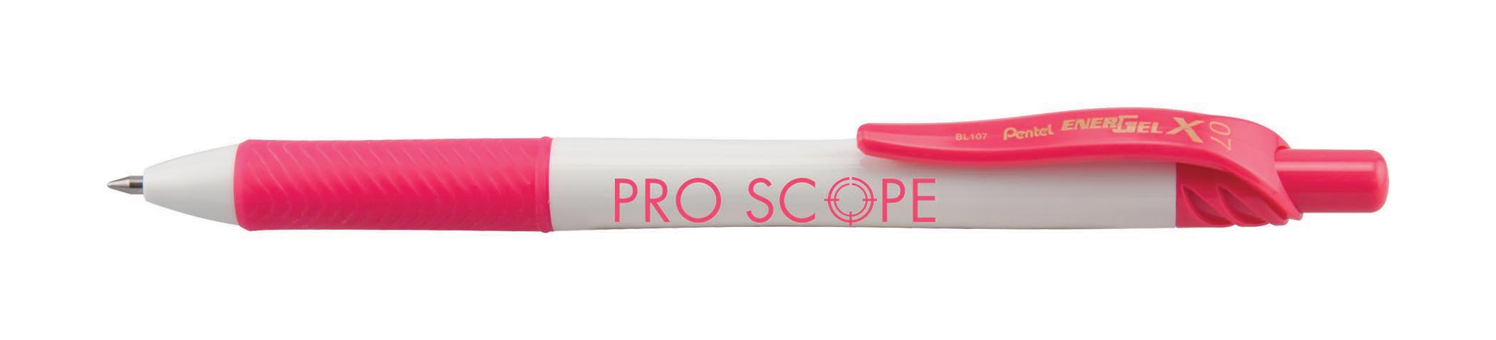 EnerGel-X® White Barrel Retractable Gel Ink Pen - Full Color 6