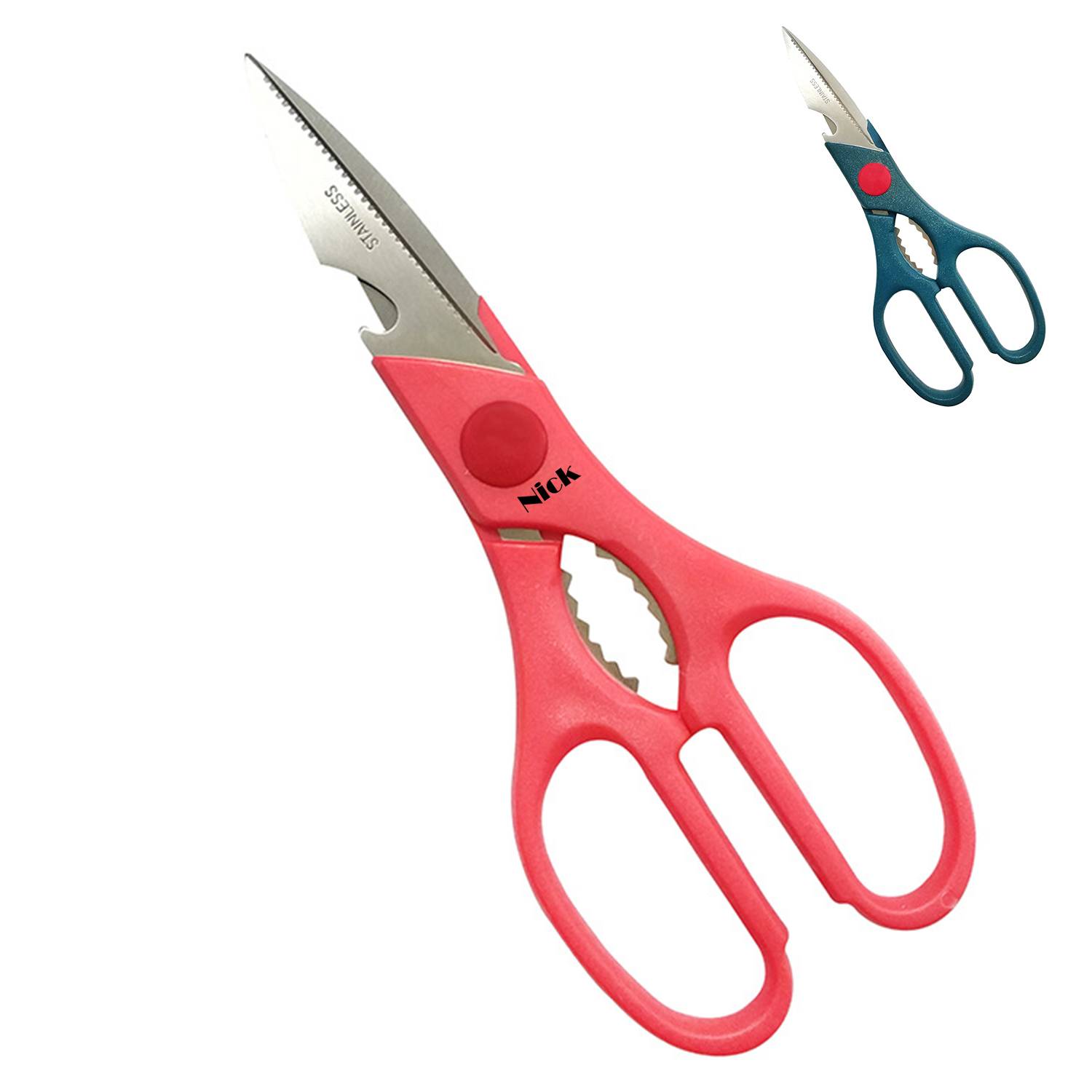 Multifunctional Stainless Steel Kitchen Scissors Thickening 2