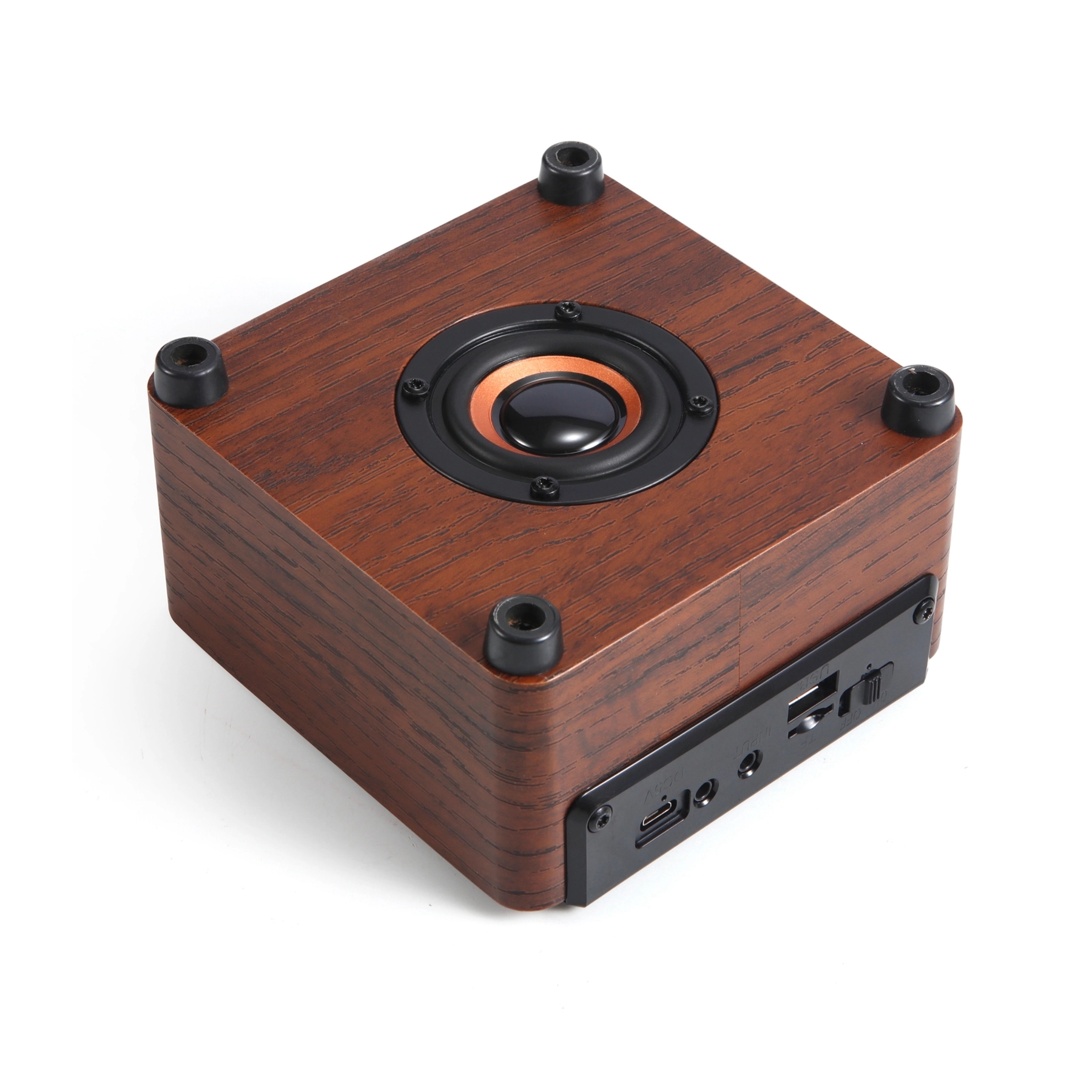 K2 Wooden 10 W Wireless Charger with Alarm Clock & Speaker 7