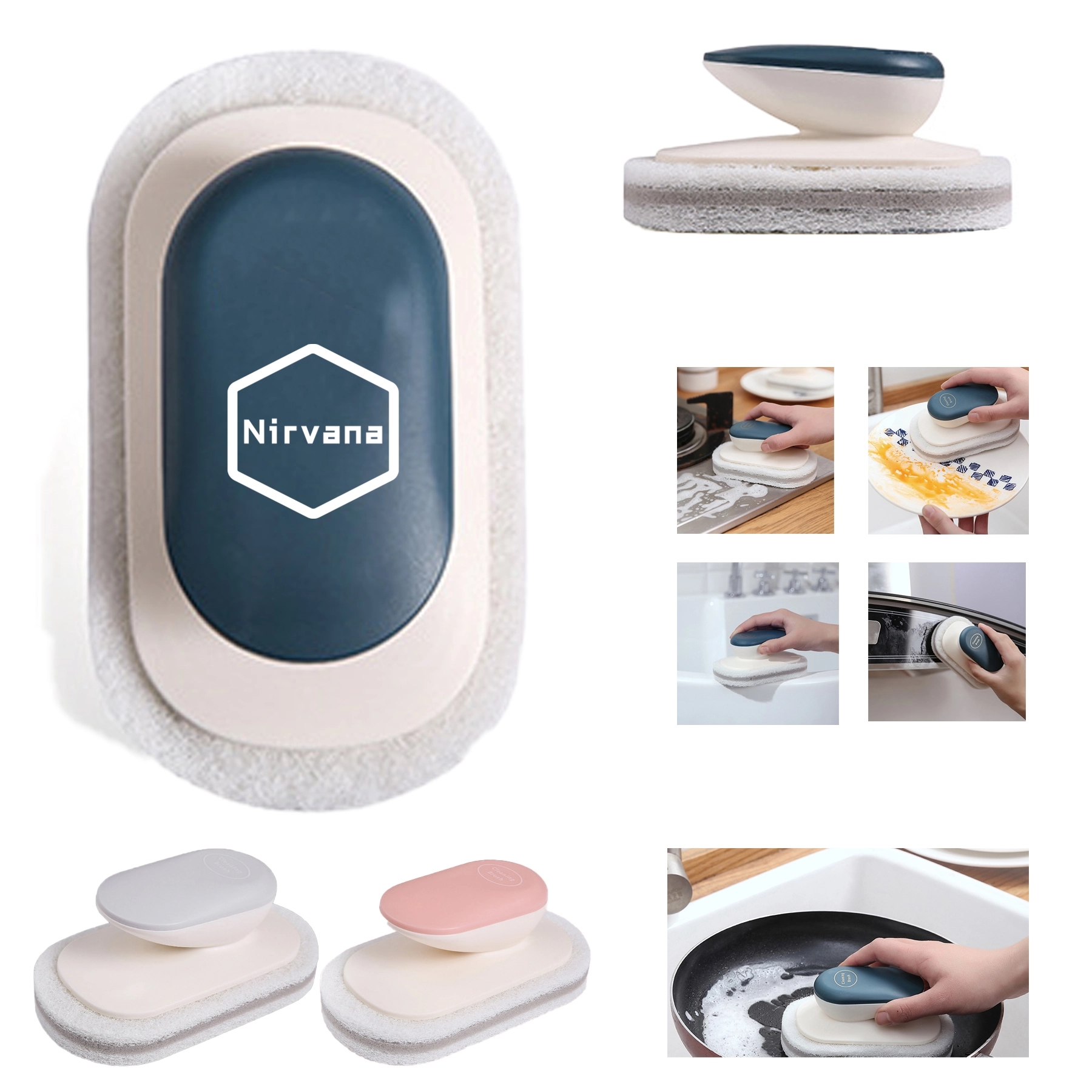 Multifunctional Sponge Cleaning Brush 2