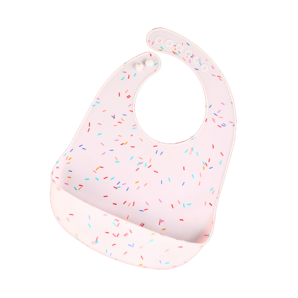 Starry sky silicone waterproof baby bib 5