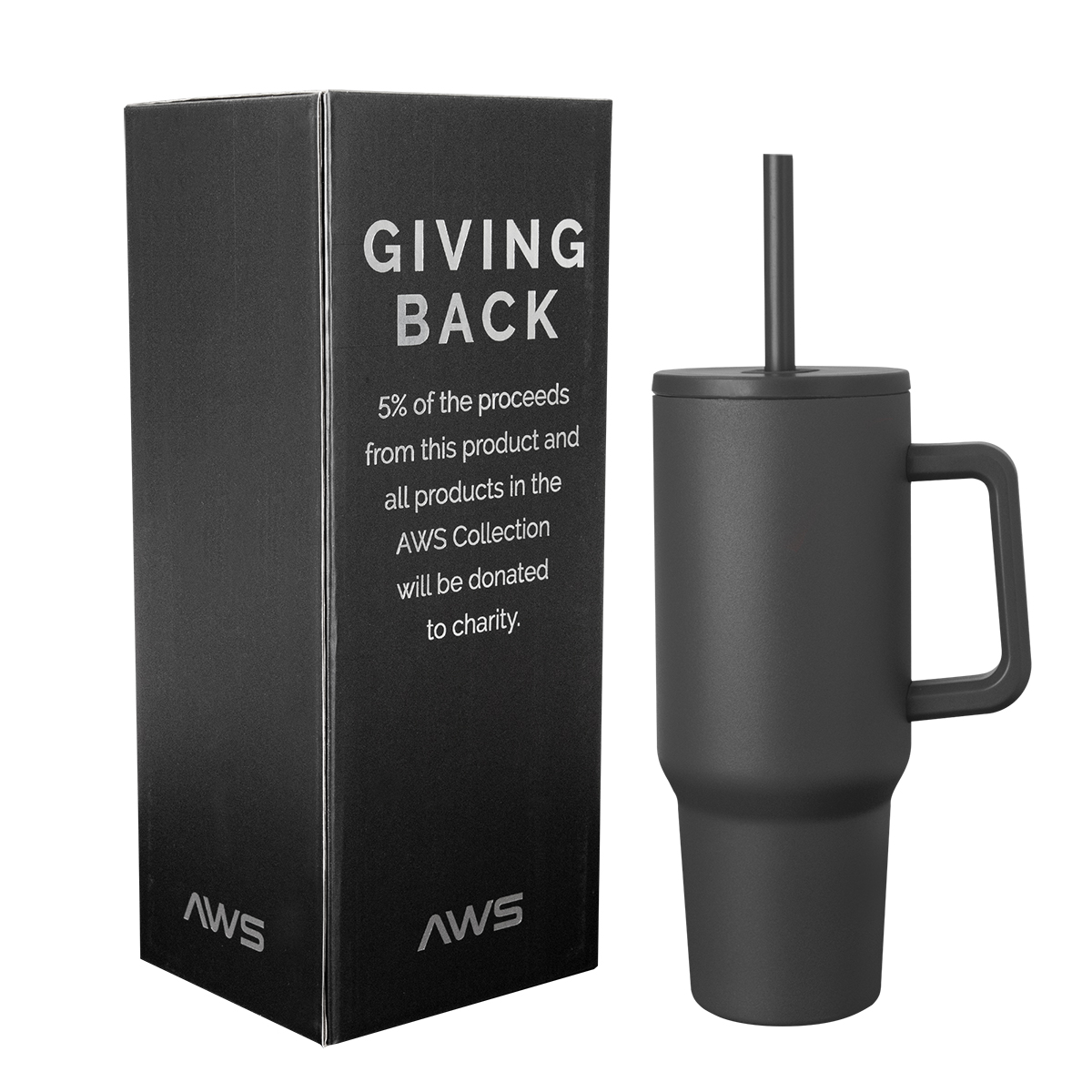40 Oz. AWS Jackson Intrepid Stainless Steel Tumbler 5