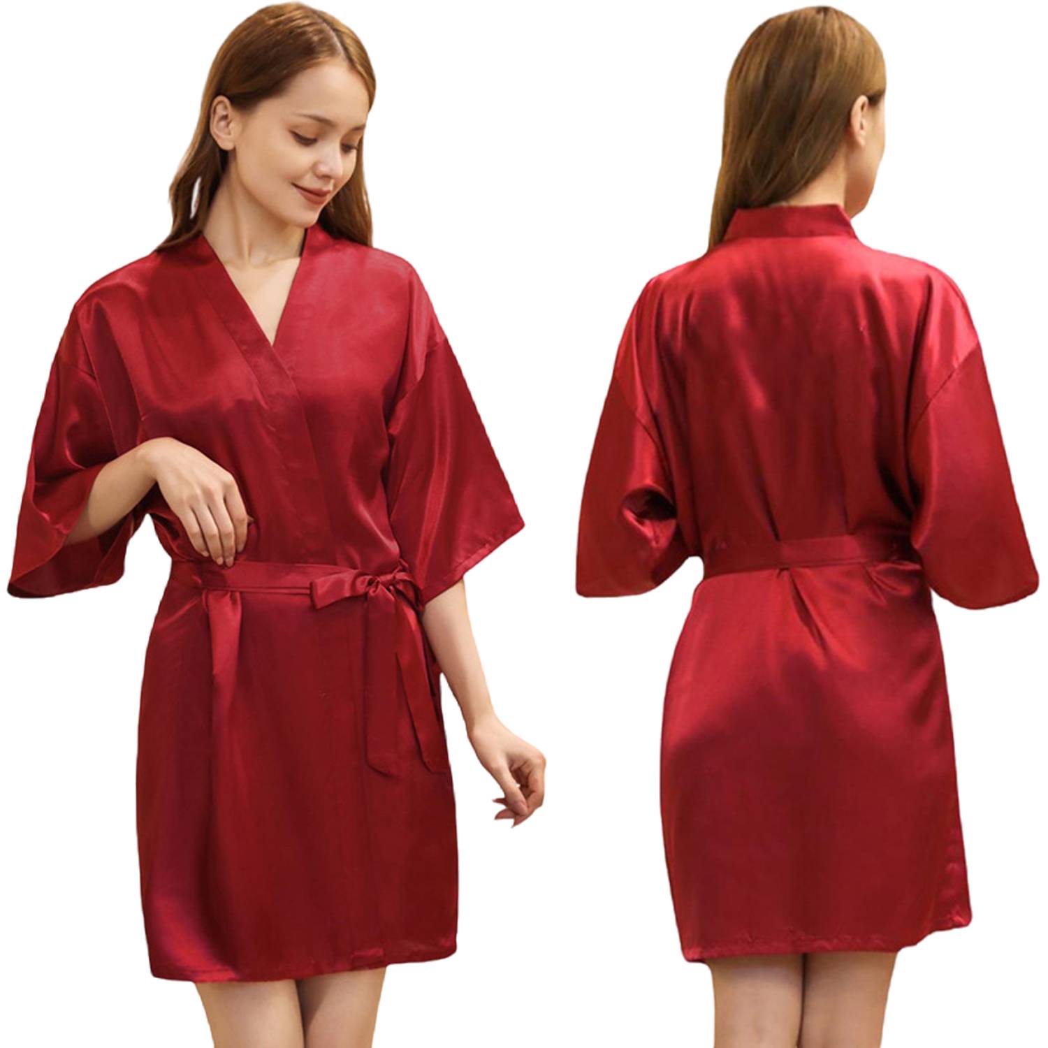 Lightweight Breathable Loungewear Summer Robe 16