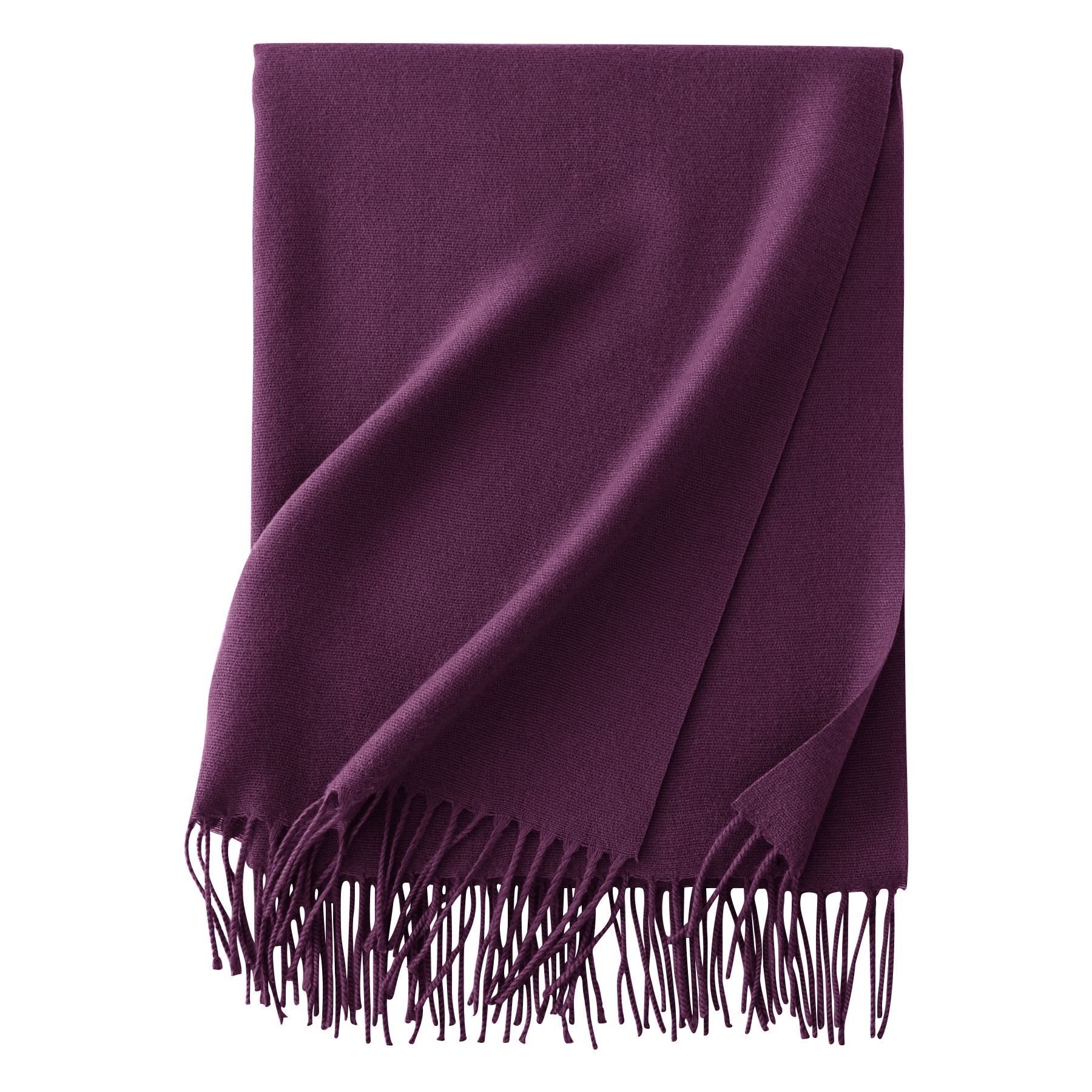 Winter Faux Cashmere Shawl Scarf With Tassels 18