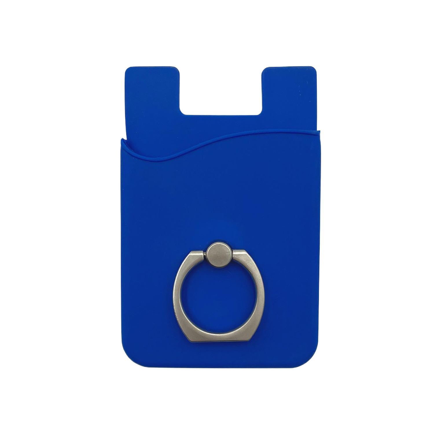 Silicone Card Holder with 360° Rotating Metal Ring 1