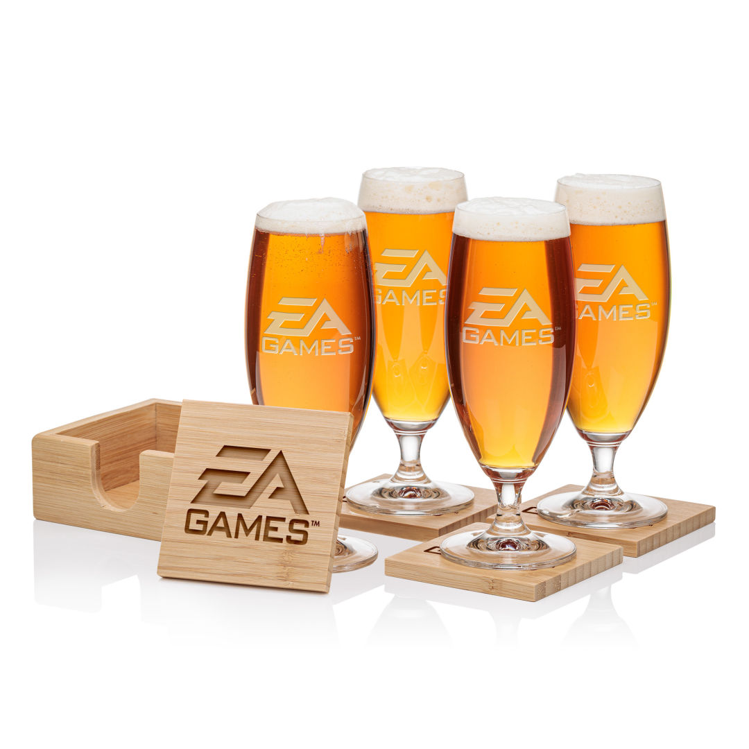 Bamboo Coaster Gift Set - Pinehurst 3