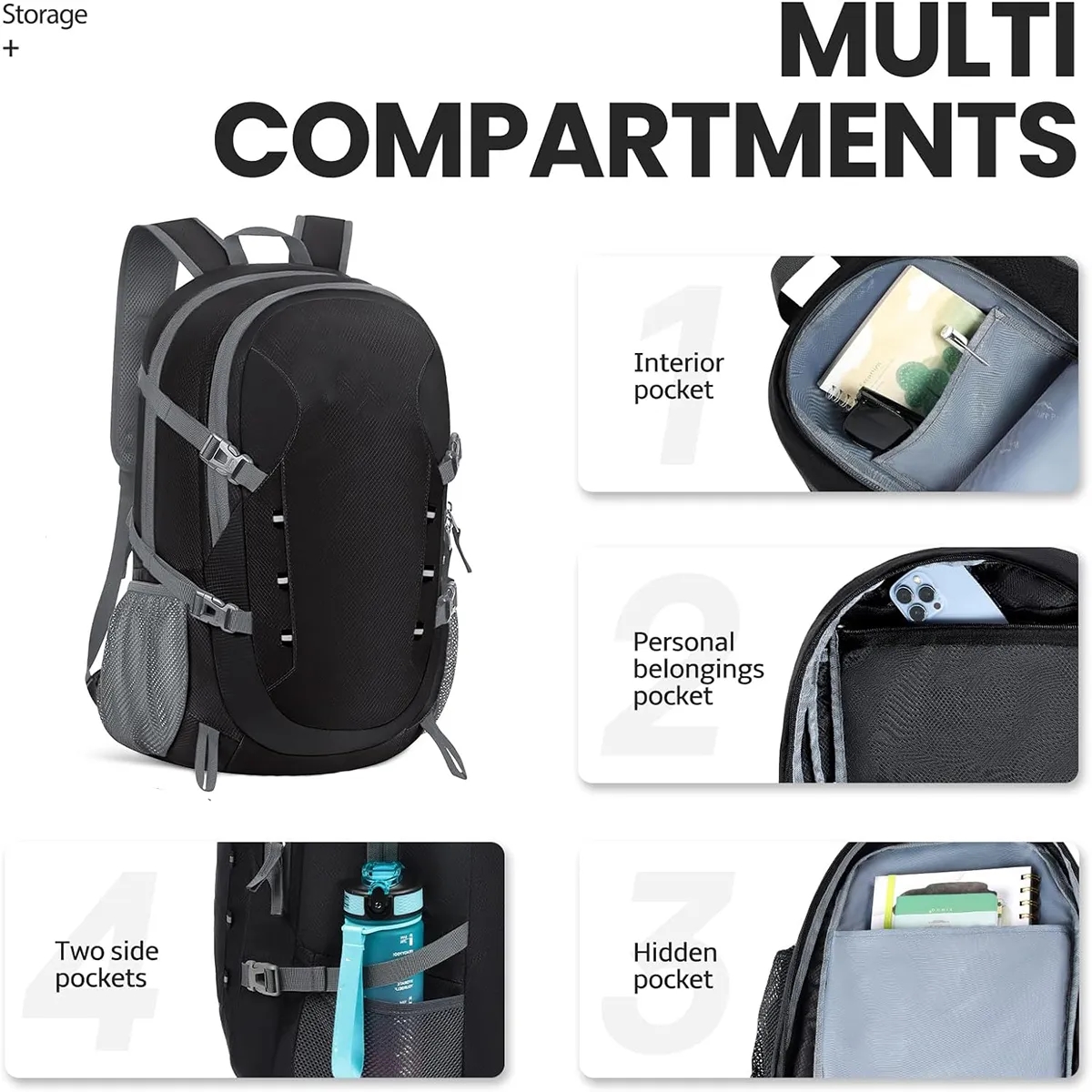 Ultra Lightweight Hiking Packable Backpacks 2