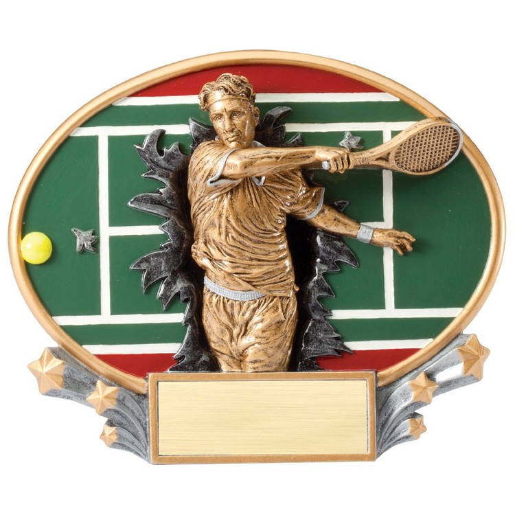 Tennis - Male Xplosion Oval Resin Award 2