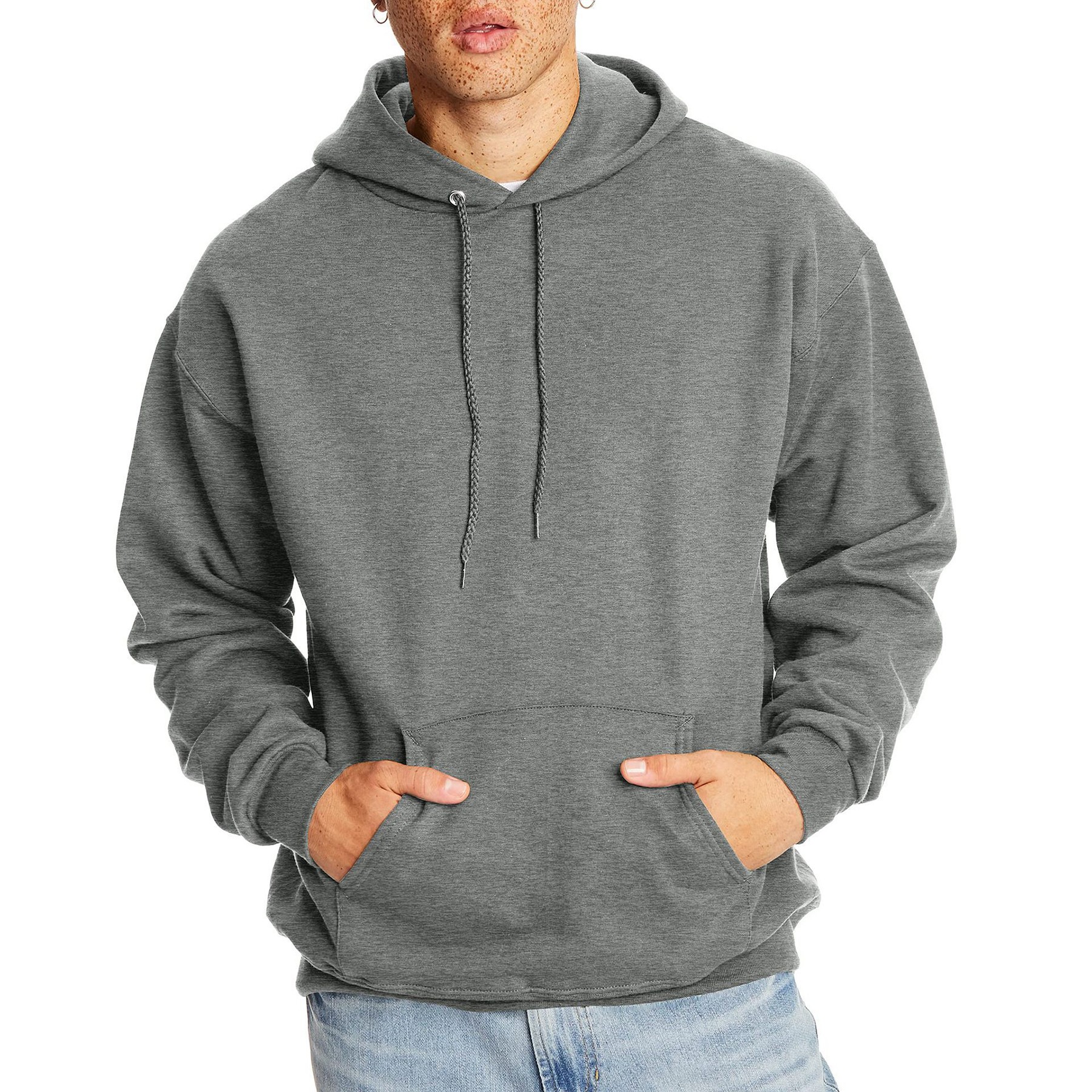 Men's Midweight Pullover Hooded Fleece Sweatshirt, custom hoodie or sweatshirt with logo imprint 10
