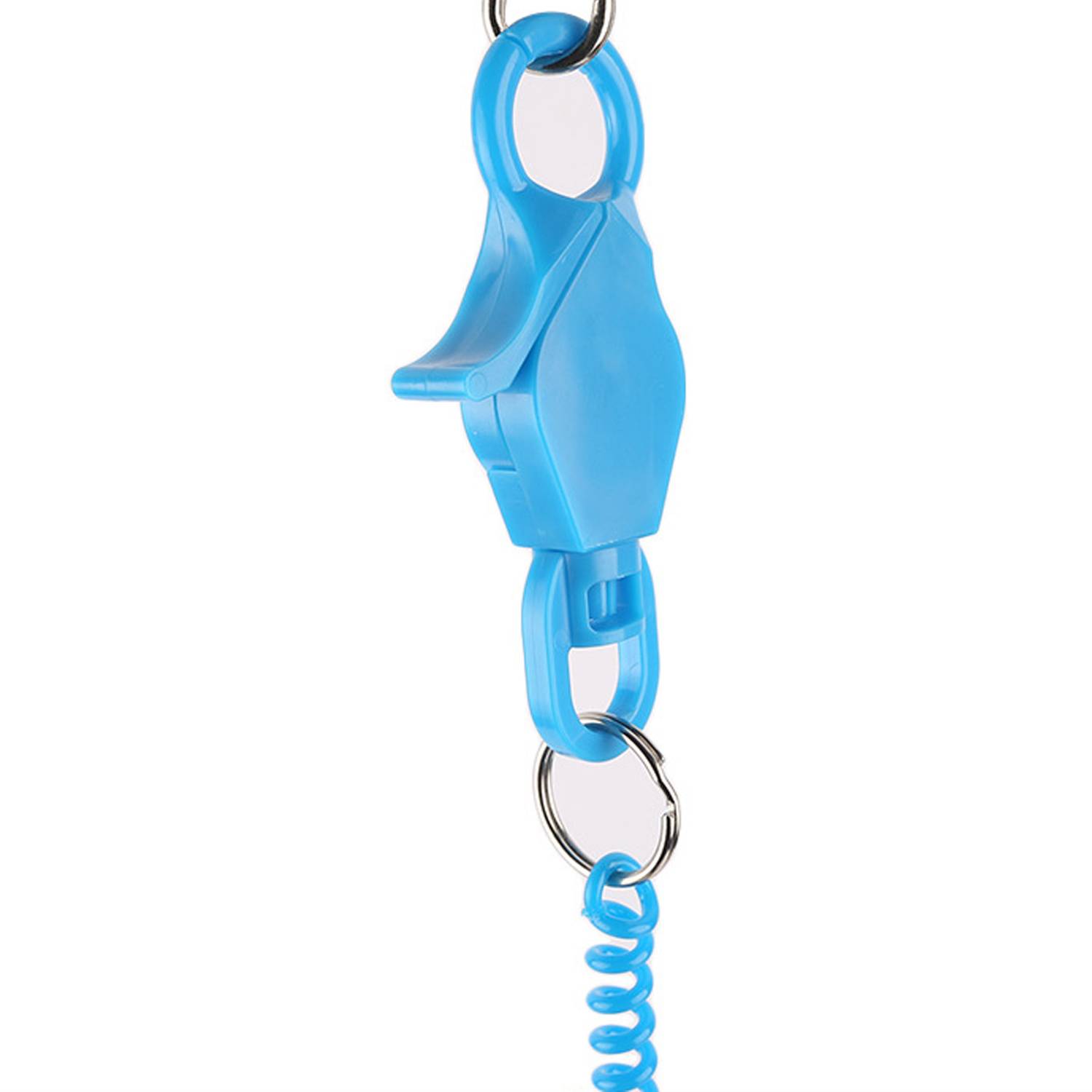 Plastic Spring Rope Coiled Keychain 8