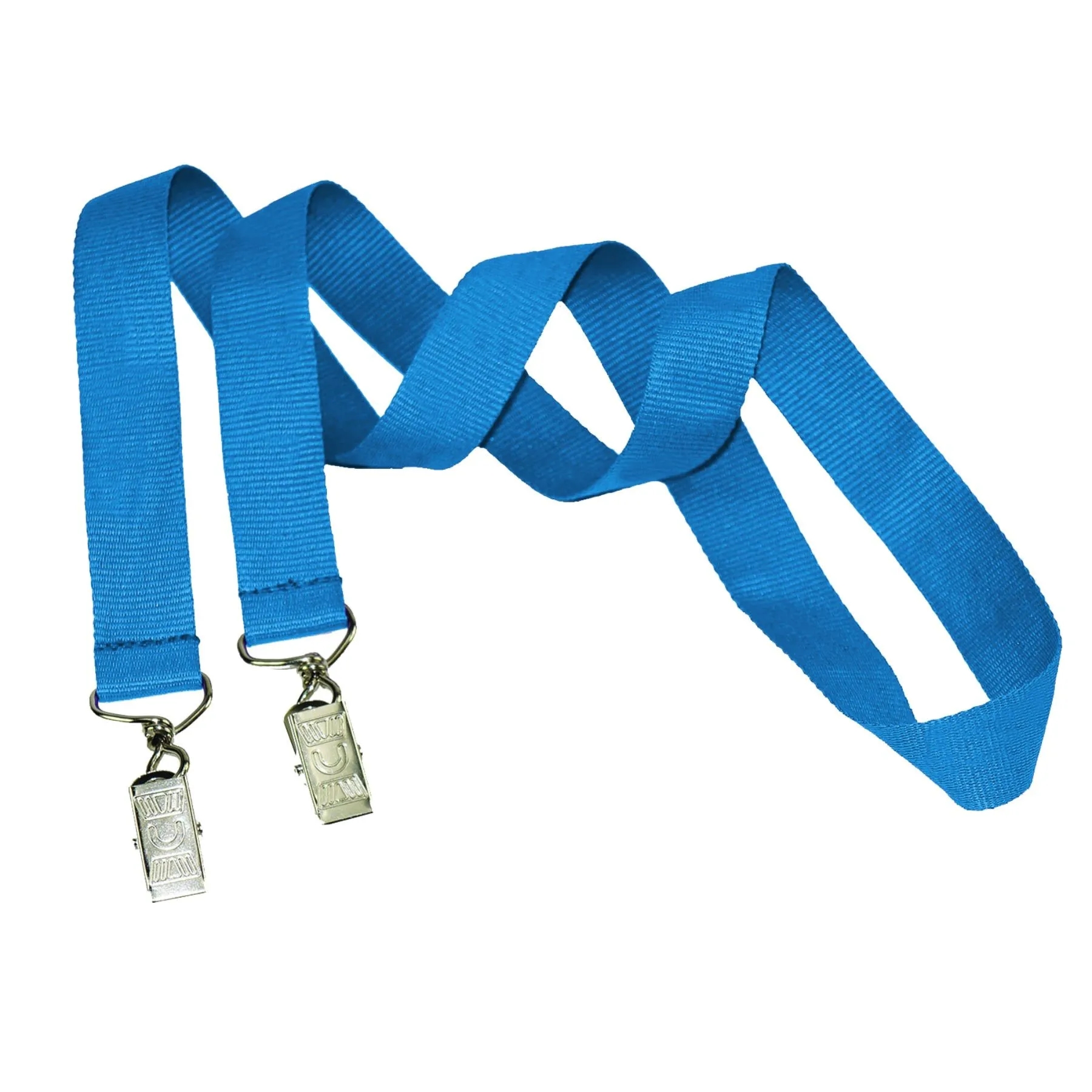 3/4" Custom Open Ended Polyester Lanyard w/ Badge Holder 2