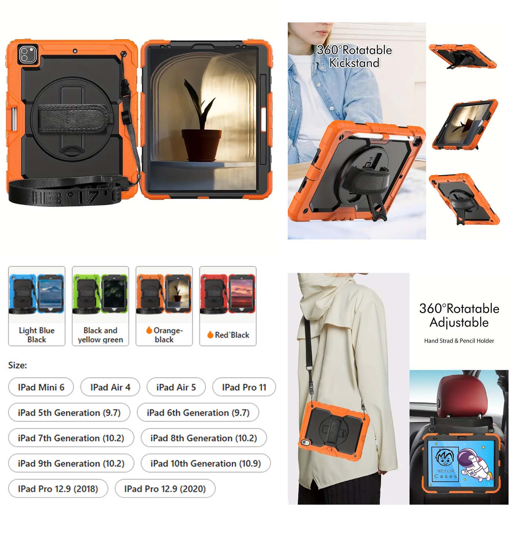 iBank ® Shockproof Case for iPad Mini 7 (A17 Pro) 2024 / Mini 6 8.3" 1