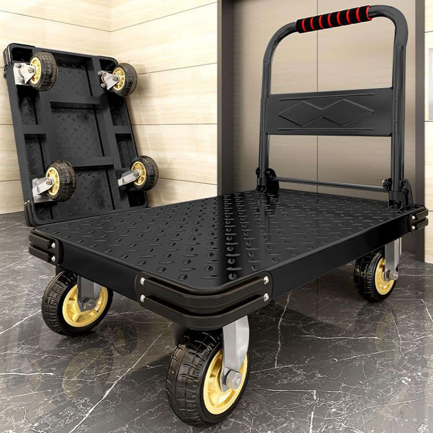Foldable Utility Cart - Heavy Duty Portable Hand Truck 2