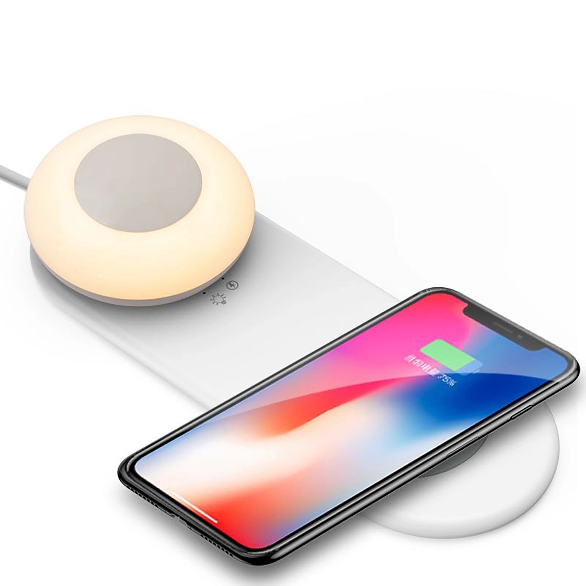 Creative LED desk lamp with wireless charger 4