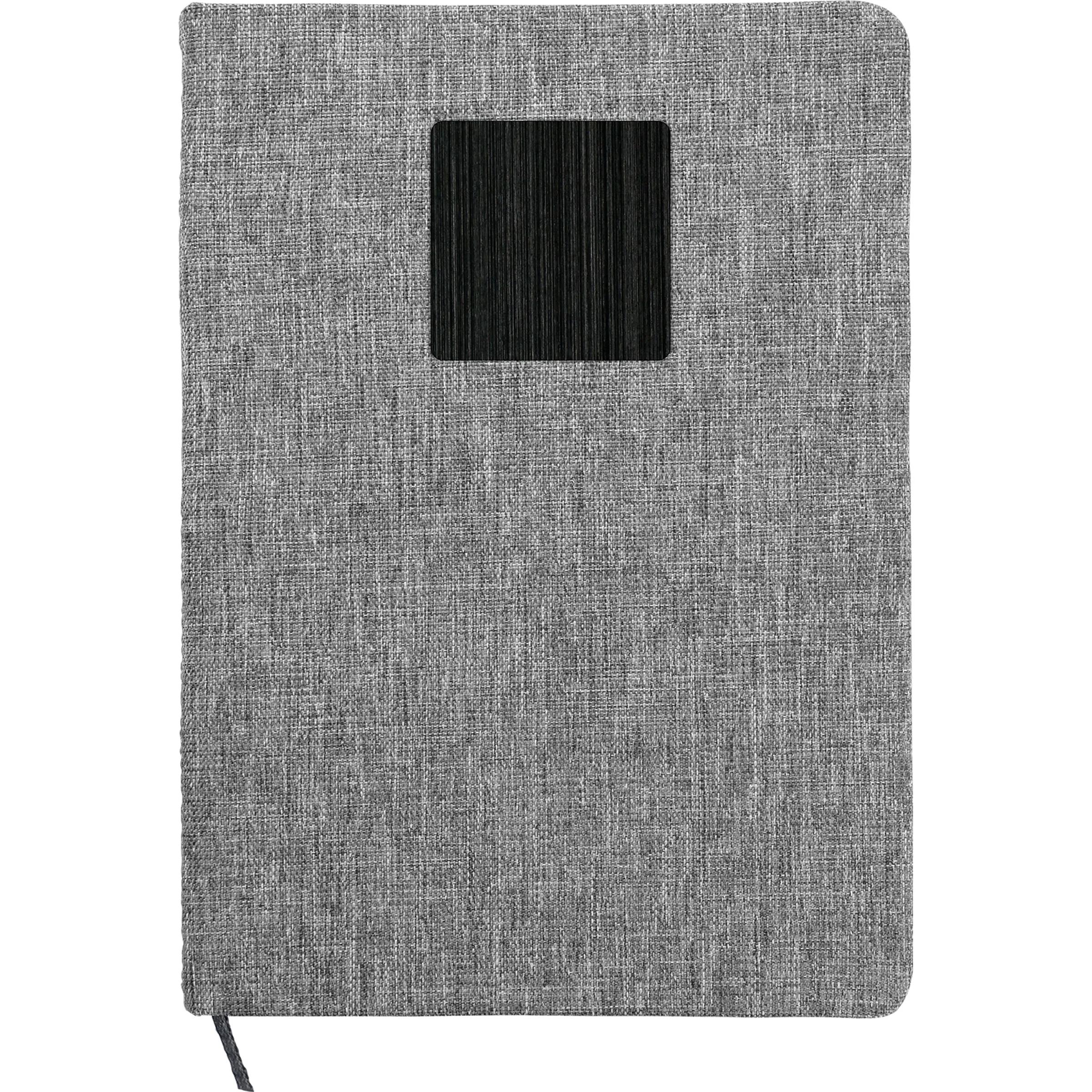 Heathered Recycled Notebook with Metal Accent 11