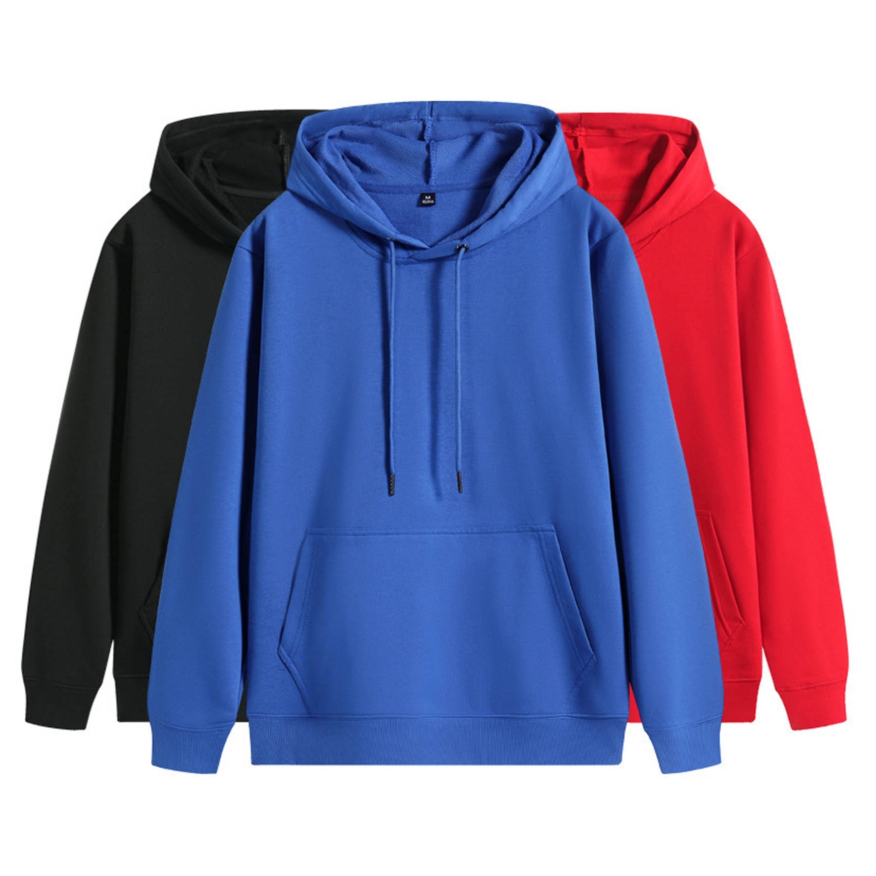 Unisex Women Men's 95% Cotton Casual Hooded Sweatshirt 1