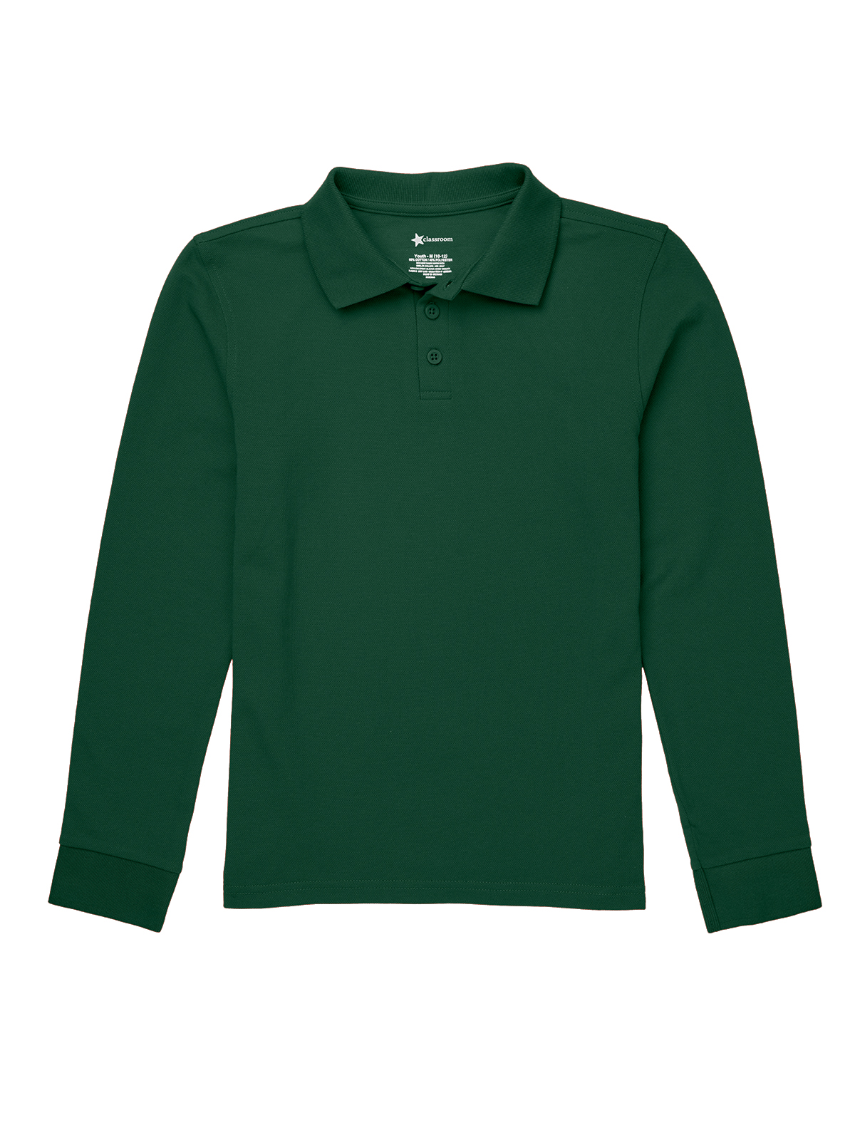 Classroom Uniforms - Children's Unisex Long Sleeve Pique Polo 5