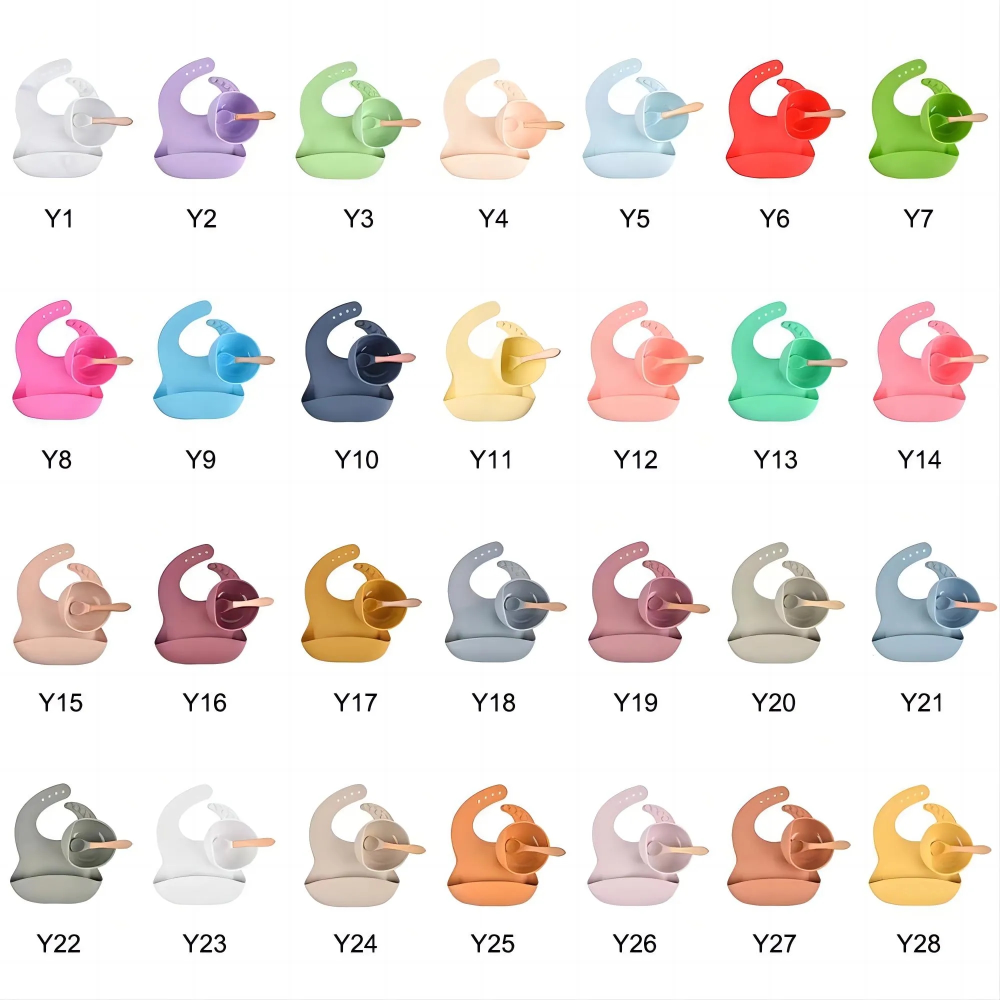 Pocket Silicone Baby Bib 2