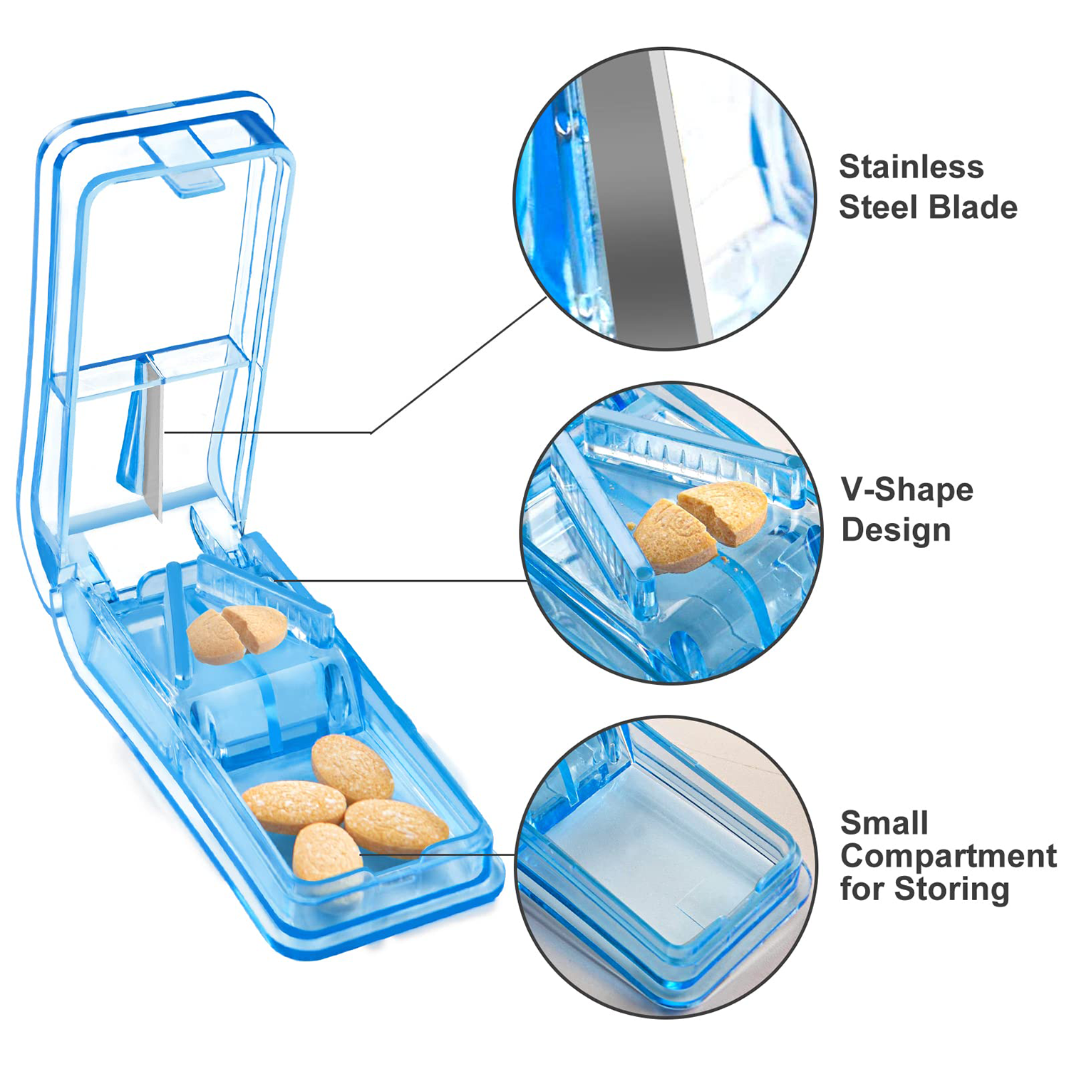 Pill Splitter With Blade 3