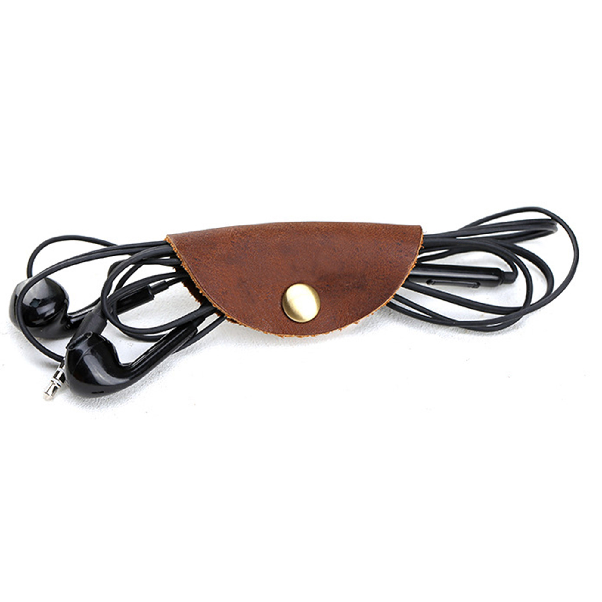 Genuine Leather Cord Cable Organizer 3