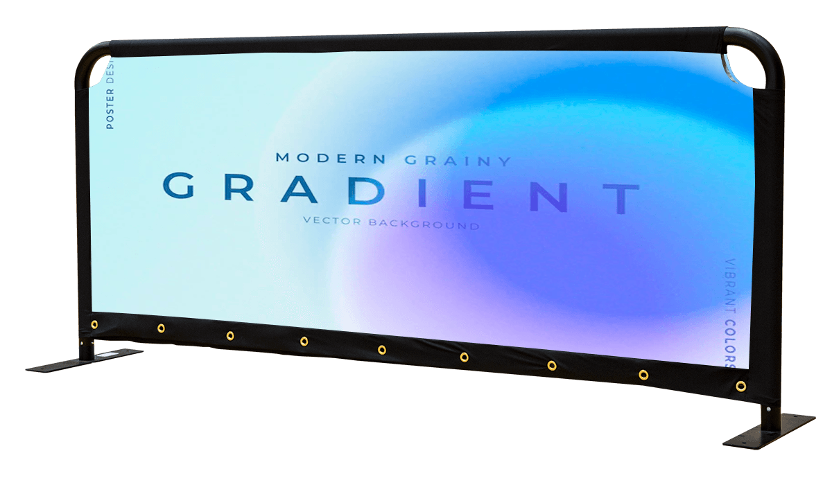 79"w x 35"h Crowd Barrier-Fabric Only 2