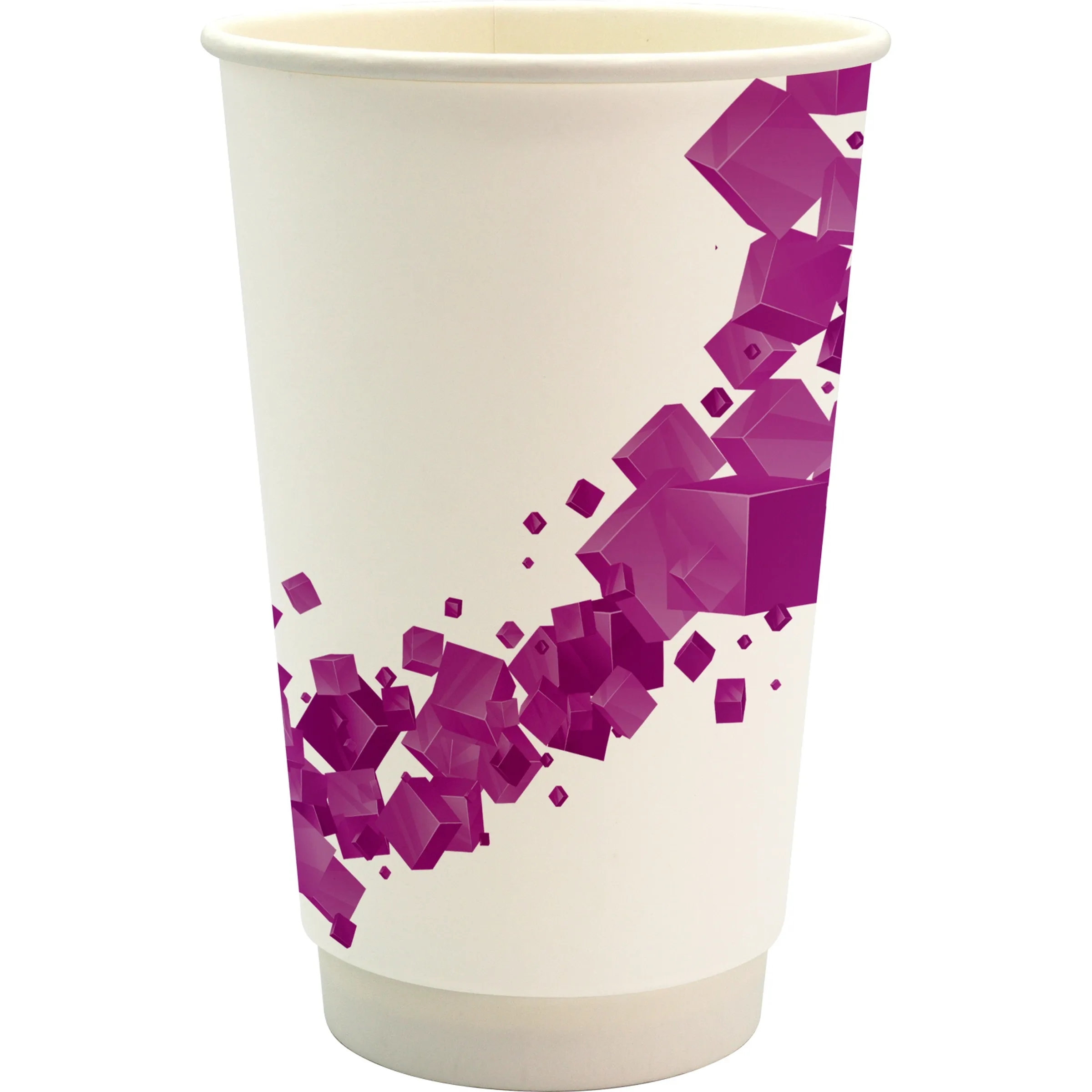 16 oz. Full Color Floating Cube Paper Cup 21