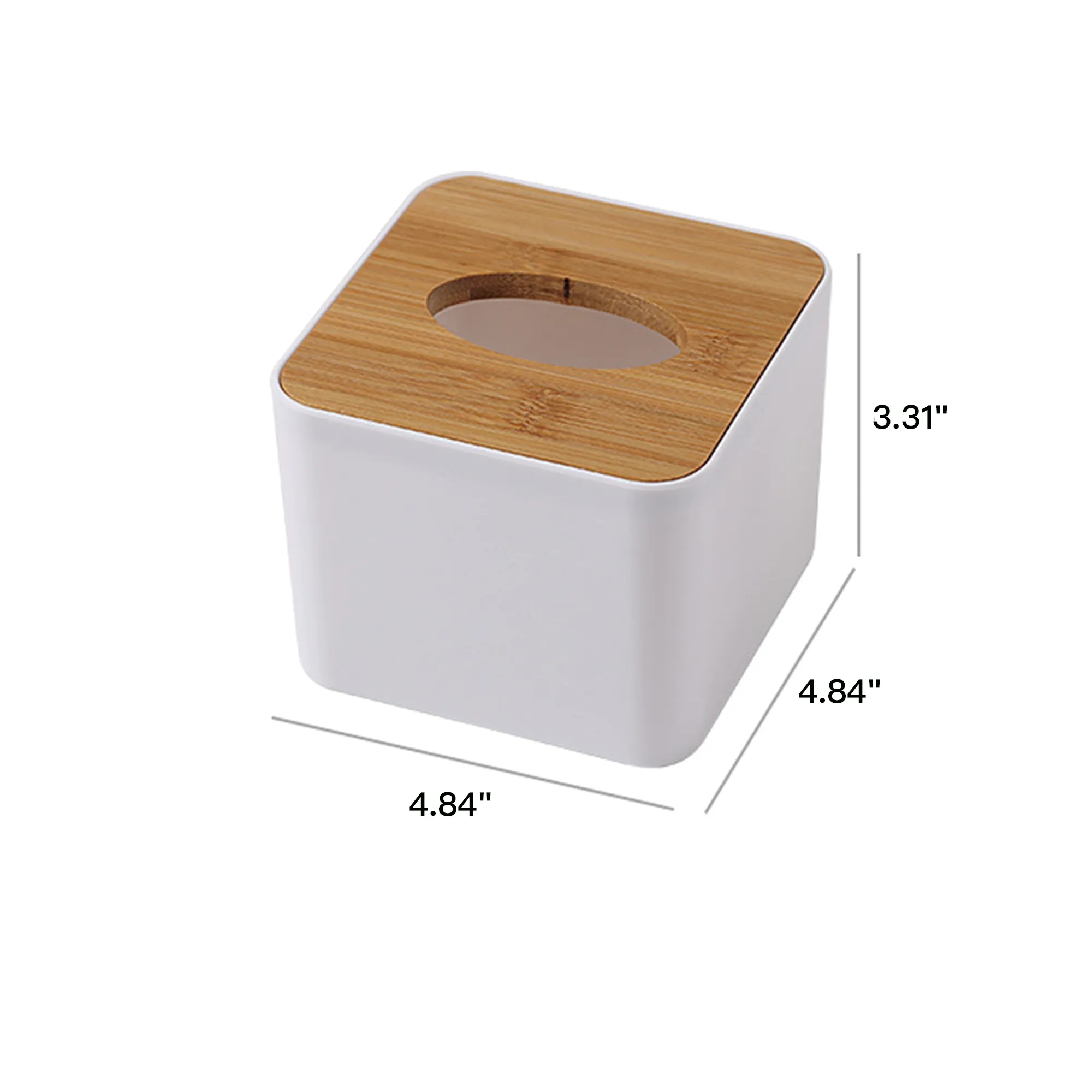 Wood Tissue Box Cover for Disposable Paper 1