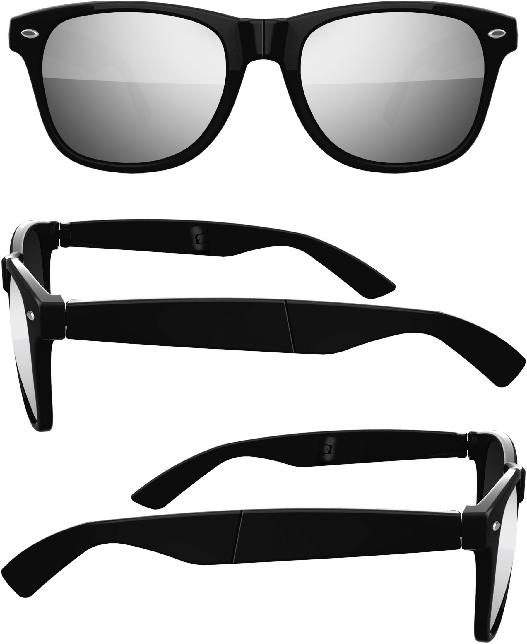 Foldable Retro Mirror Sunglasses 26