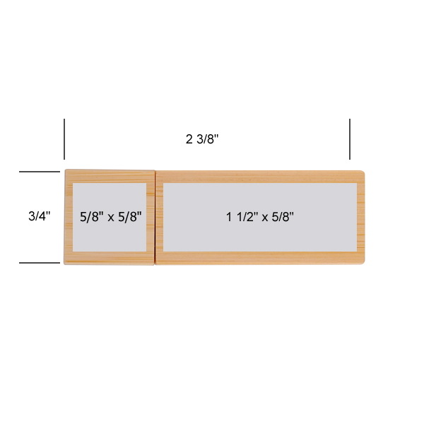 Carbonized Bamboo USB Flash Drive 9