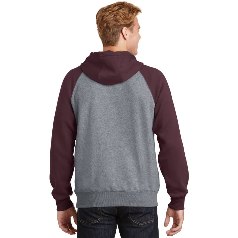 Sport-Tek Raglan Colorblock Pullover Hooded Sweatshirt., custom hoodie or sweatshirt with logo imprint 8