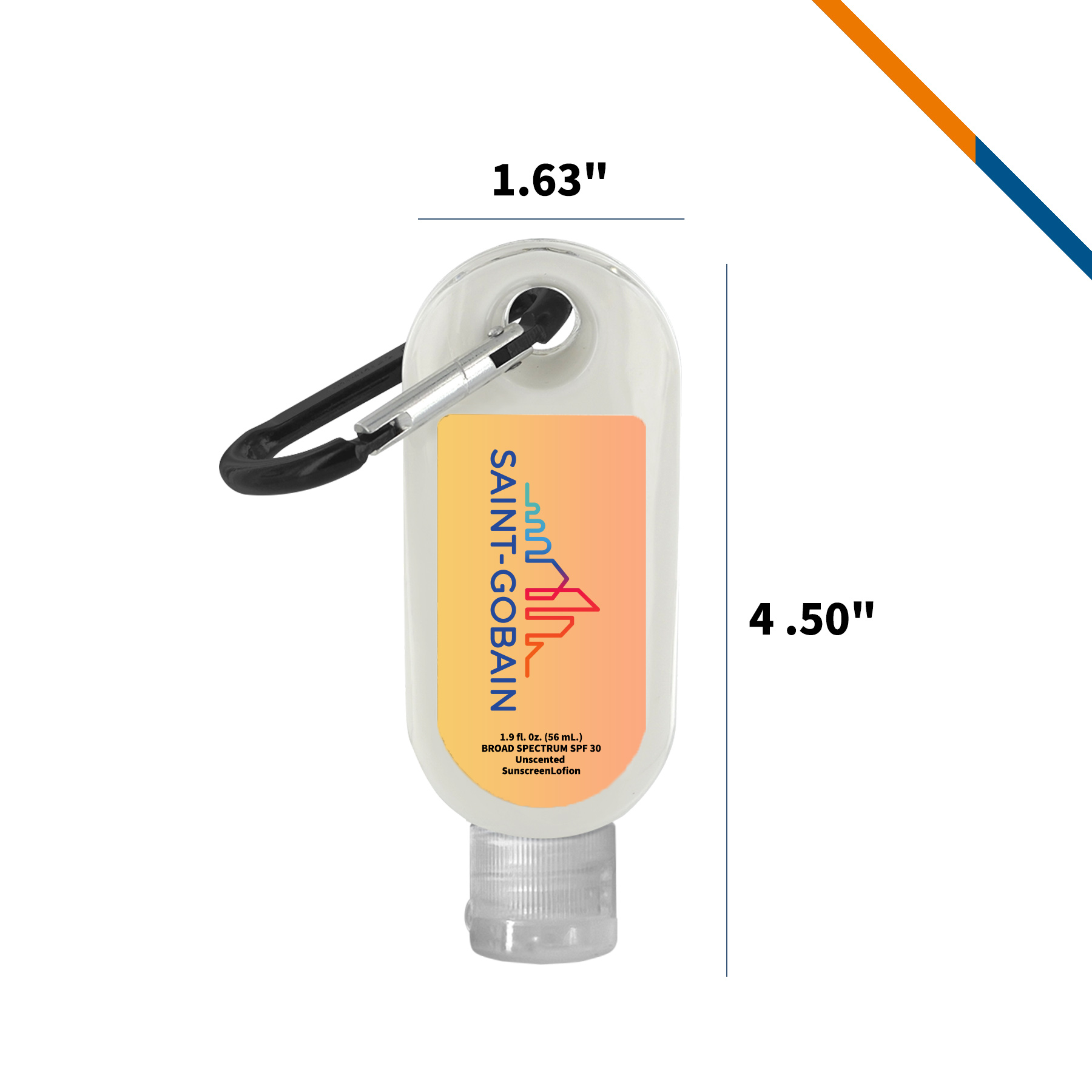 Shie Clear Bottle SPF 30 Sunscreen With Carabiner - 1.9 OZ. 7