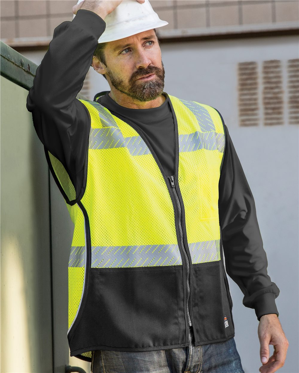 Premium Black Series FR Black Bottom Mesh Vest