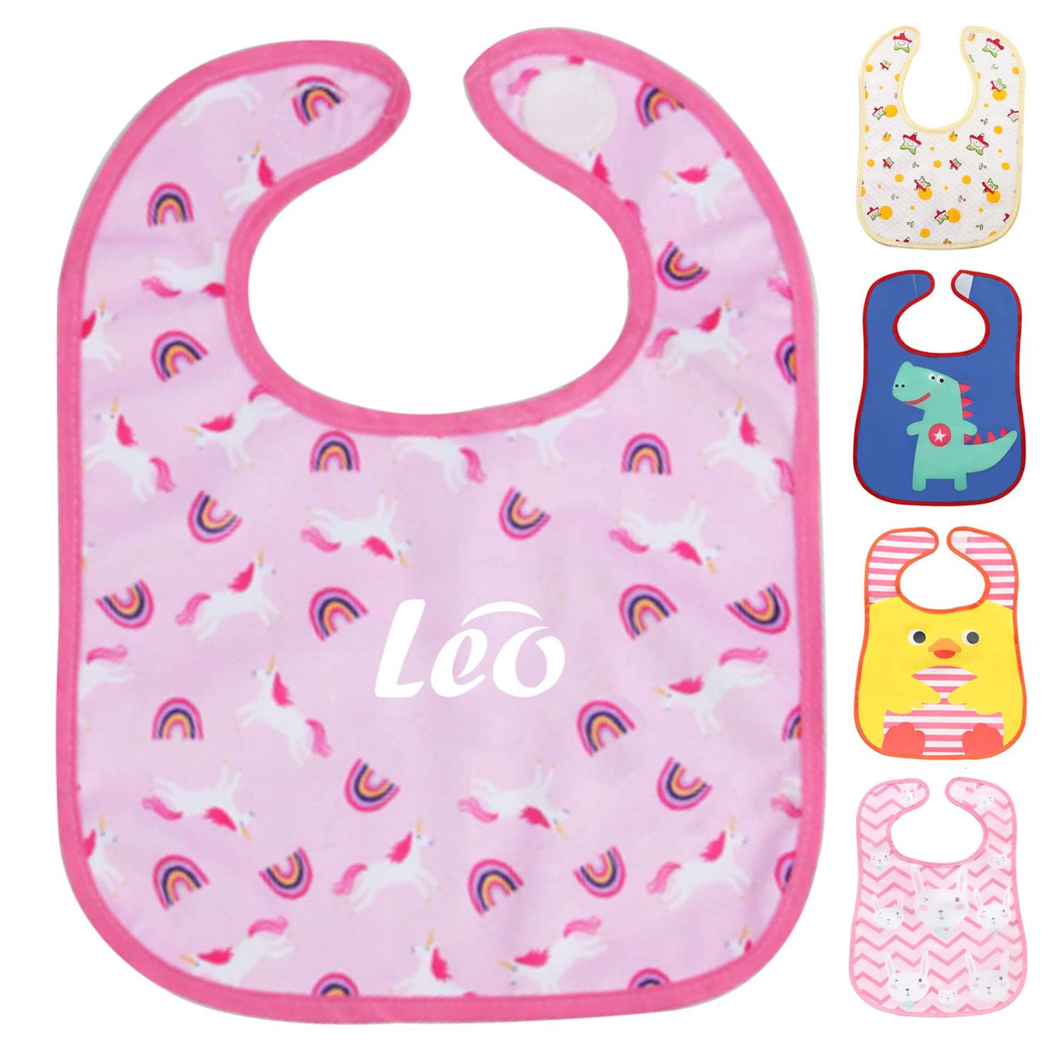 U-shaped waterproof newborn anti spitting feeding bib 6